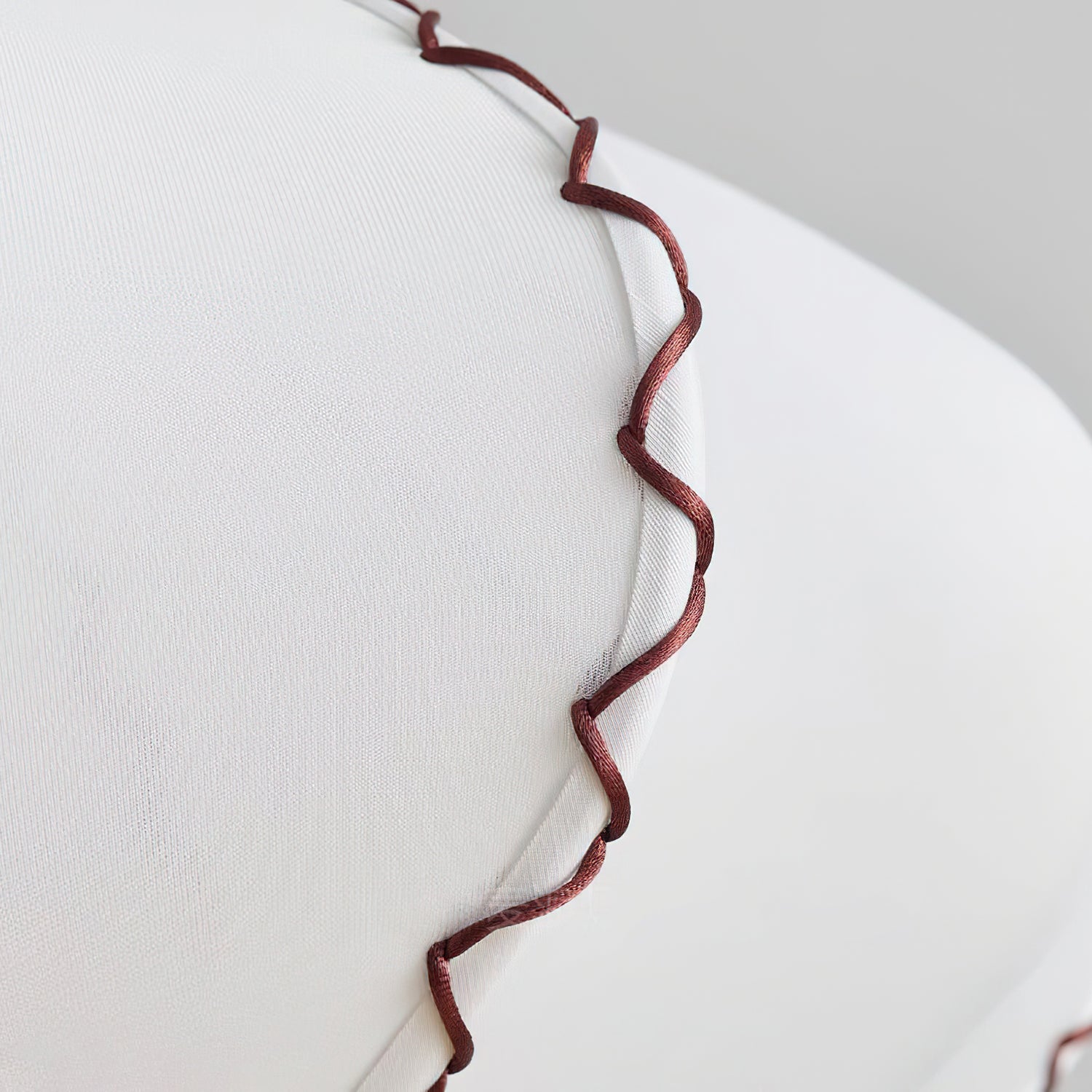Lucian Pendant Lamp Scalloped Pleated Fabric - Letslighting
