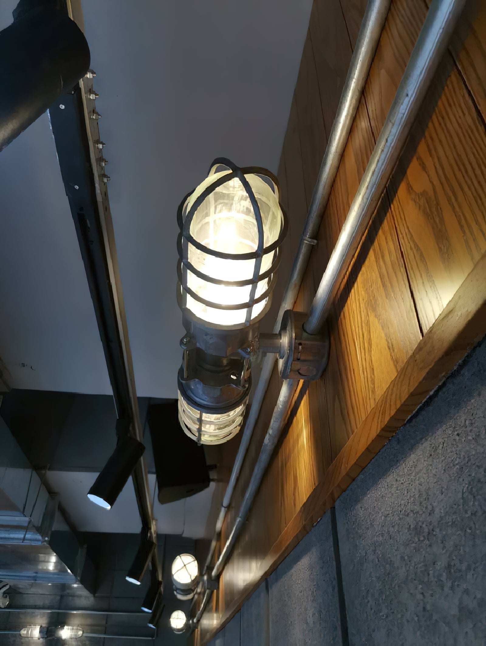 Ozorel Vintage Unique Glass Wall Lamp - Letslighting