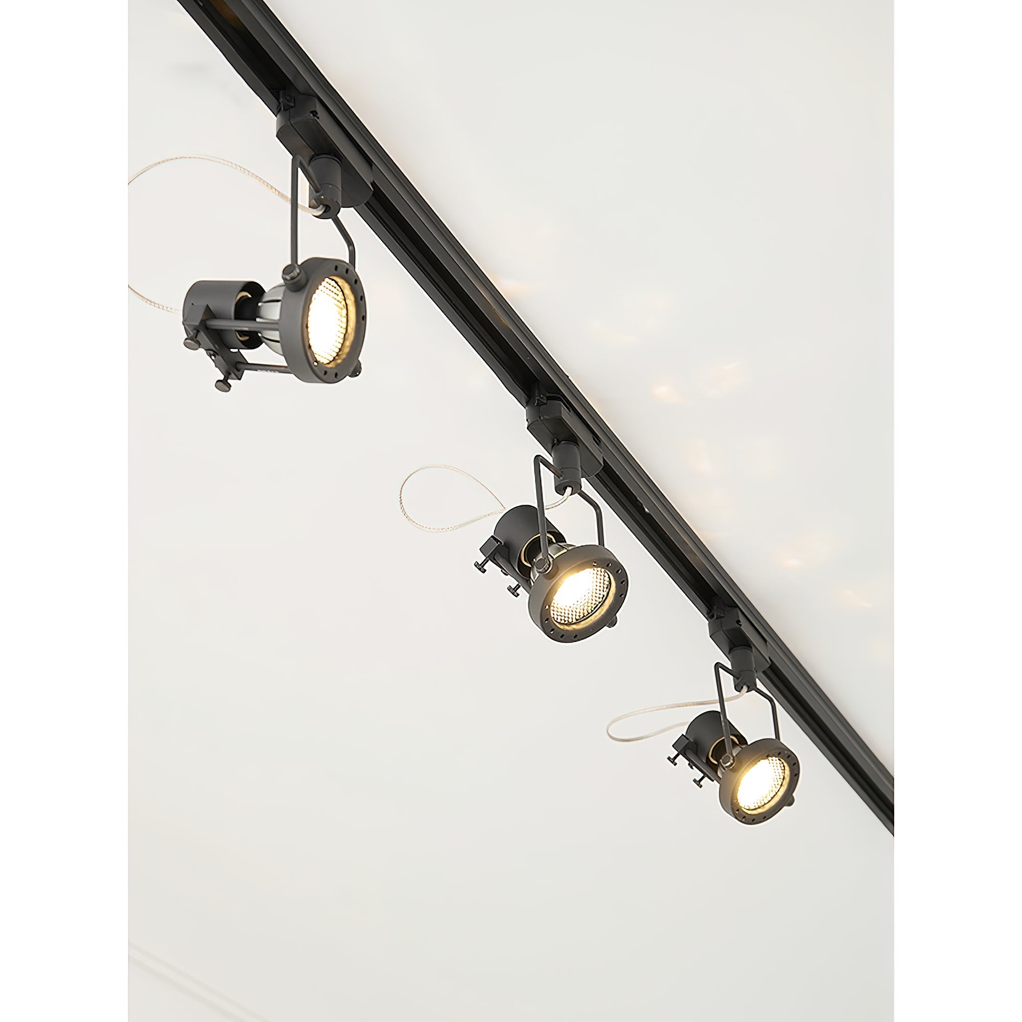 Ivelor Vintage Industrial Glass Track Lights - Letslighting