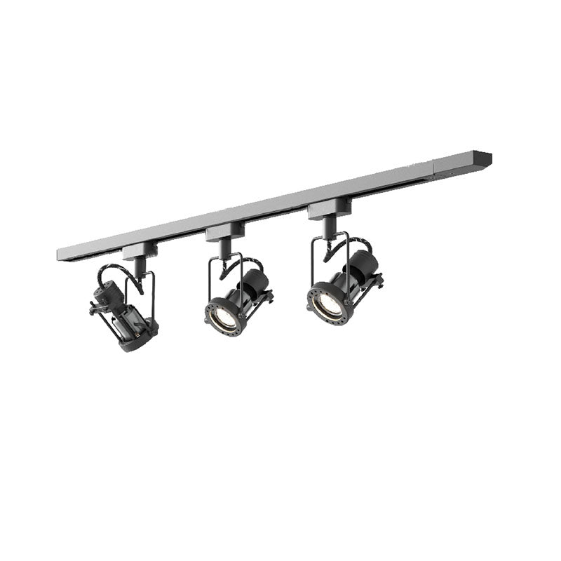 Ivelor Vintage Industrial Glass Track Lights - Letslighting