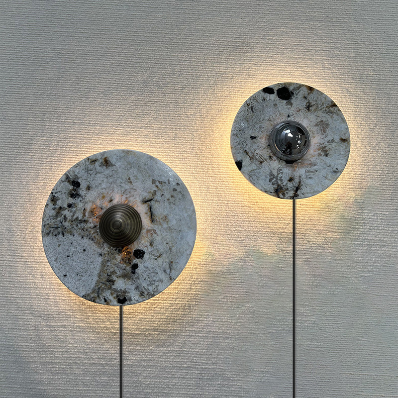 Mydorila Nordic Art Plug Marble Wall Lamp - Letslighting