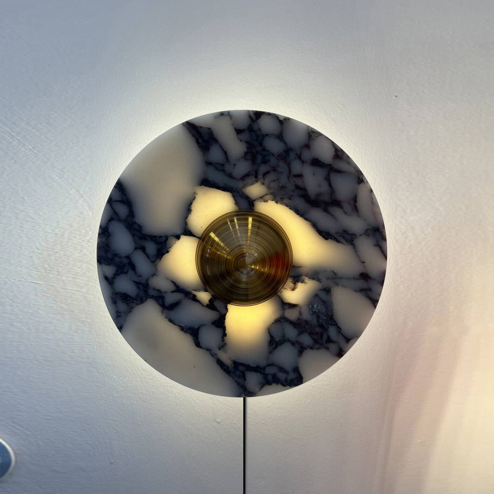 Mydorila Nordic Art Plug Marble Wall Lamp - Letslighting