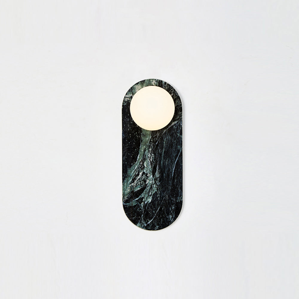 Lucie Premium Nordic Oval Marble Glass Wall Lamp - Letslighting