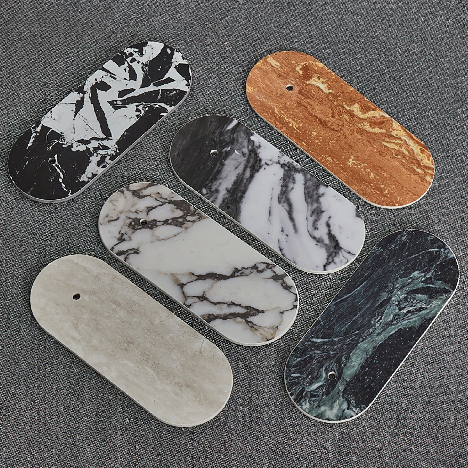 Avi Oval Wall Lamp Marble - Letslighting