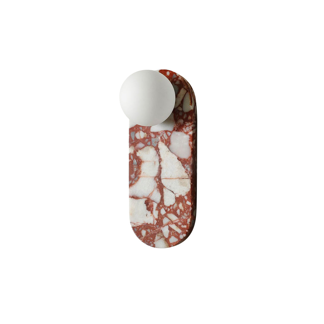 Olnoreth Premium Nordic Art Marble Glass Wall Lamp - Letslighting