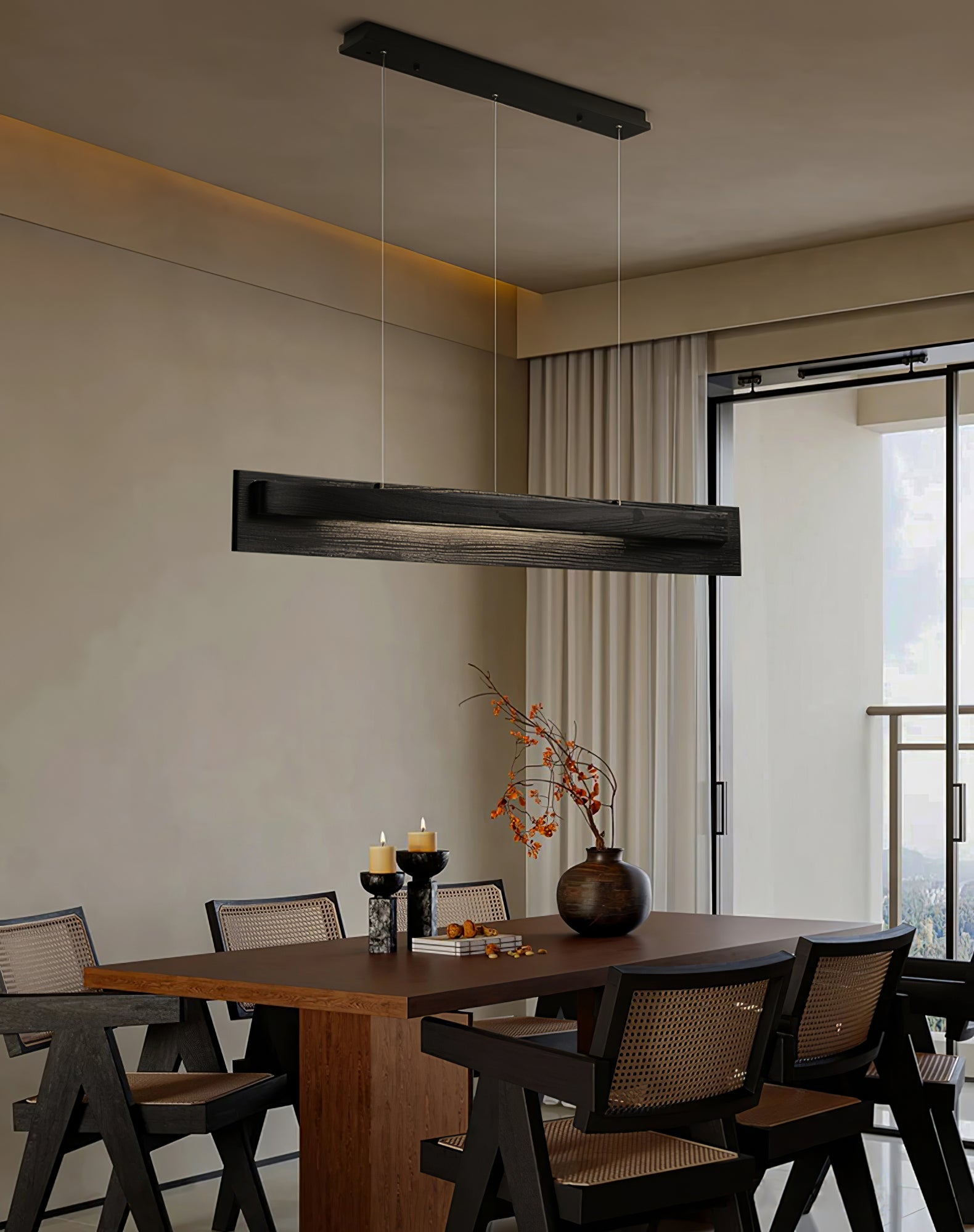 Zaraeyra Minimalist Wood Pendant Light - Letslighting