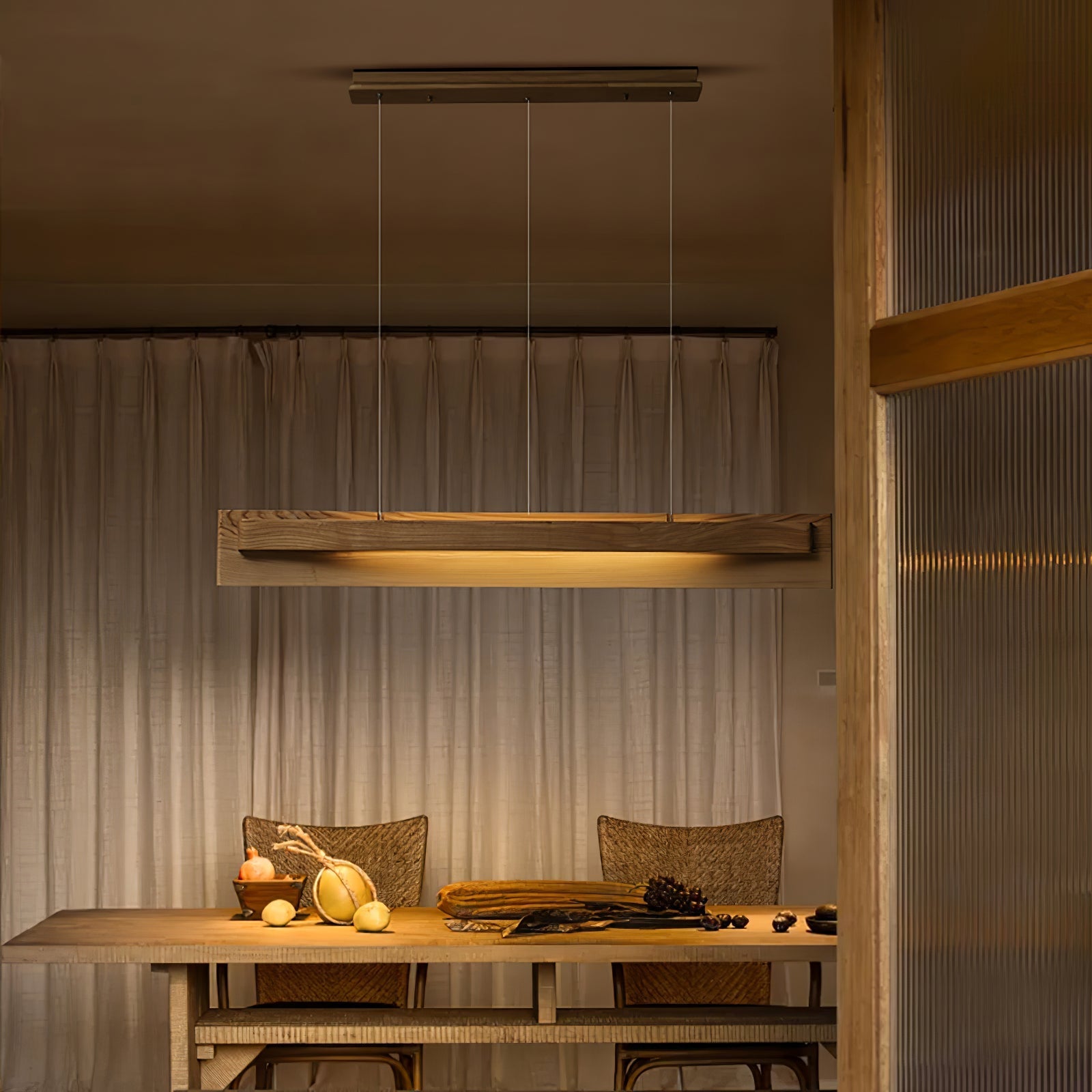Zaraeyra Minimalist Wood Pendant Light - Letslighting