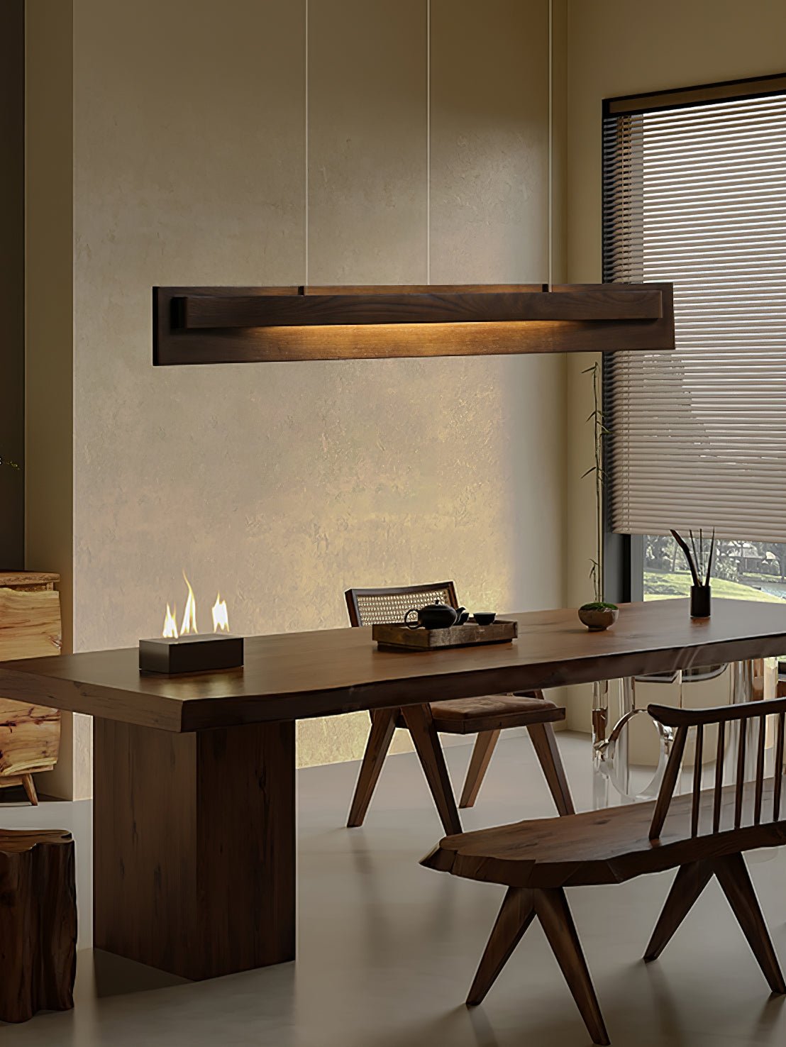 Zaraeyra Minimalist Wood Pendant Light - Letslighting