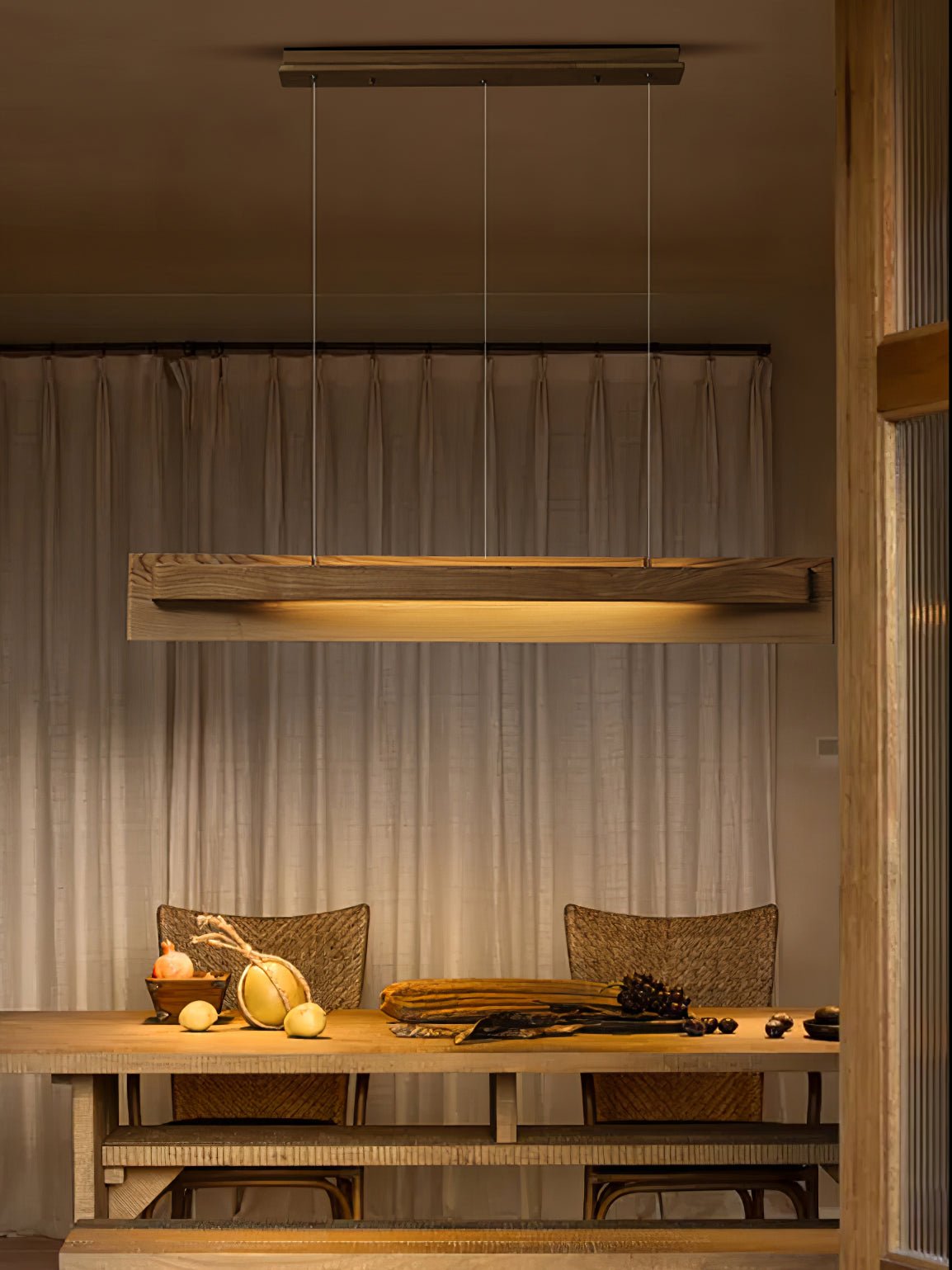 Zaraeyra Minimalist Wood Pendant Light - Letslighting