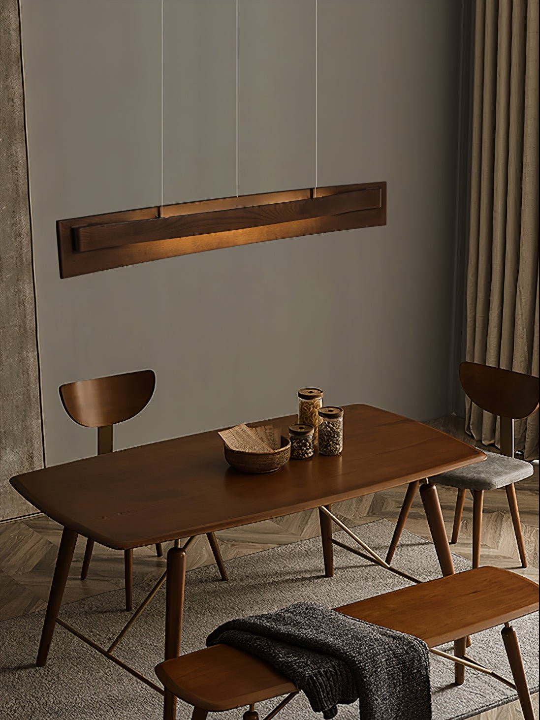 Zaraeyra Minimalist Wood Pendant Light - Letslighting