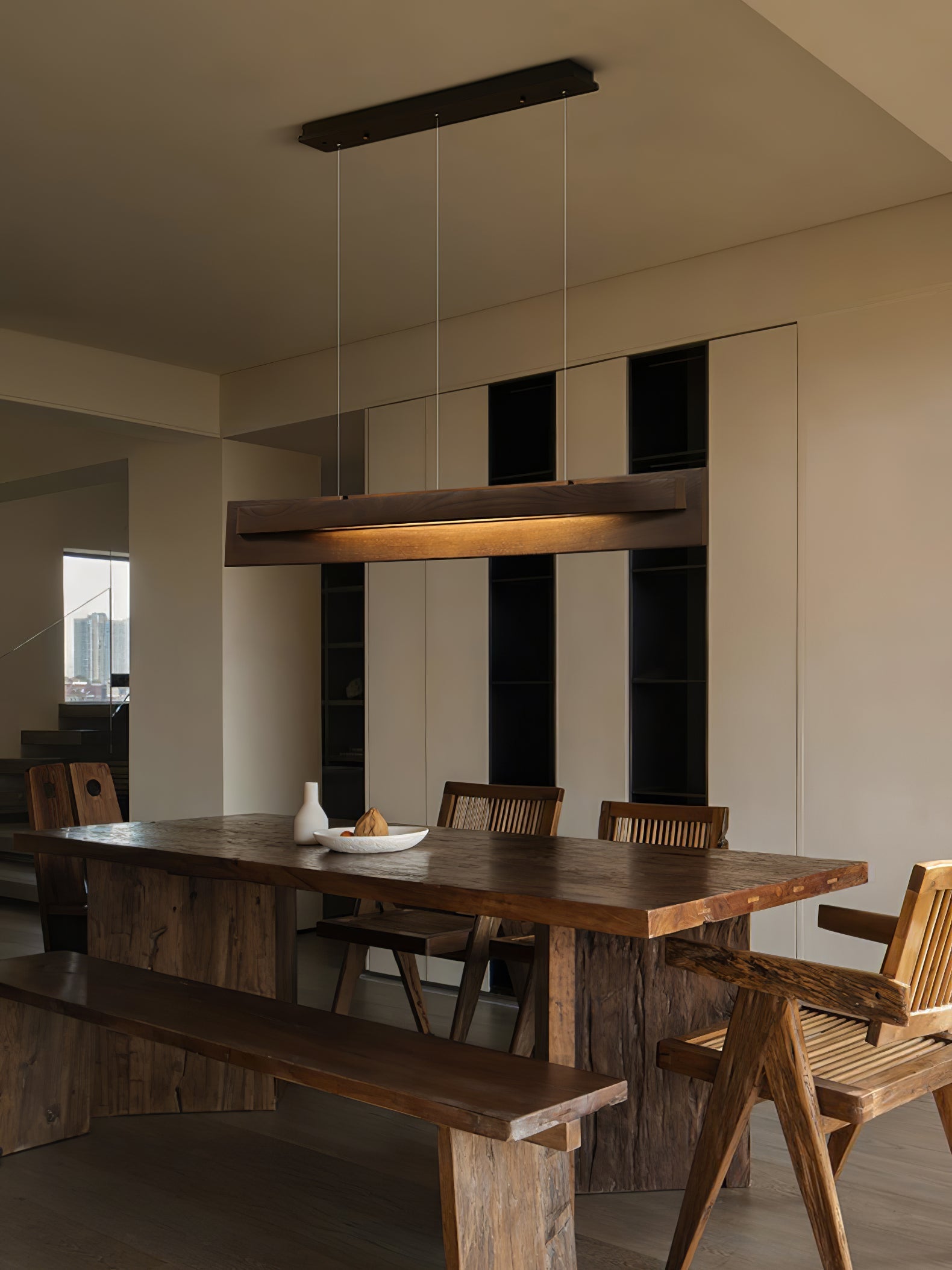 Zaraeyra Minimalist Wood Pendant Light - Letslighting