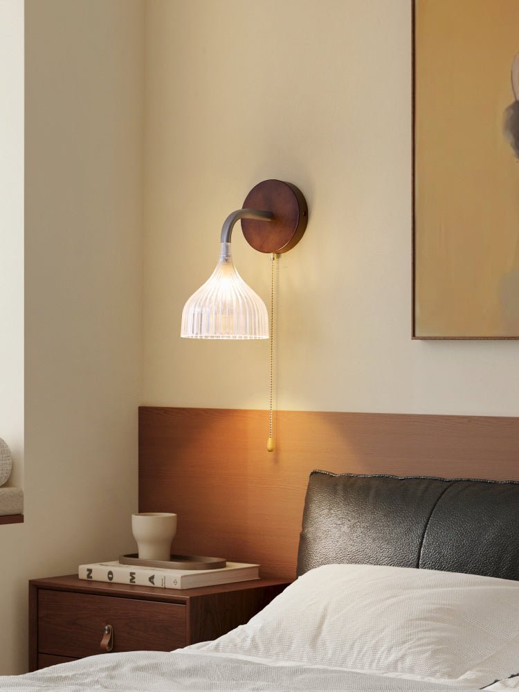 Cimararae Elegance Classic Wood Wall Lamp - Letslighting