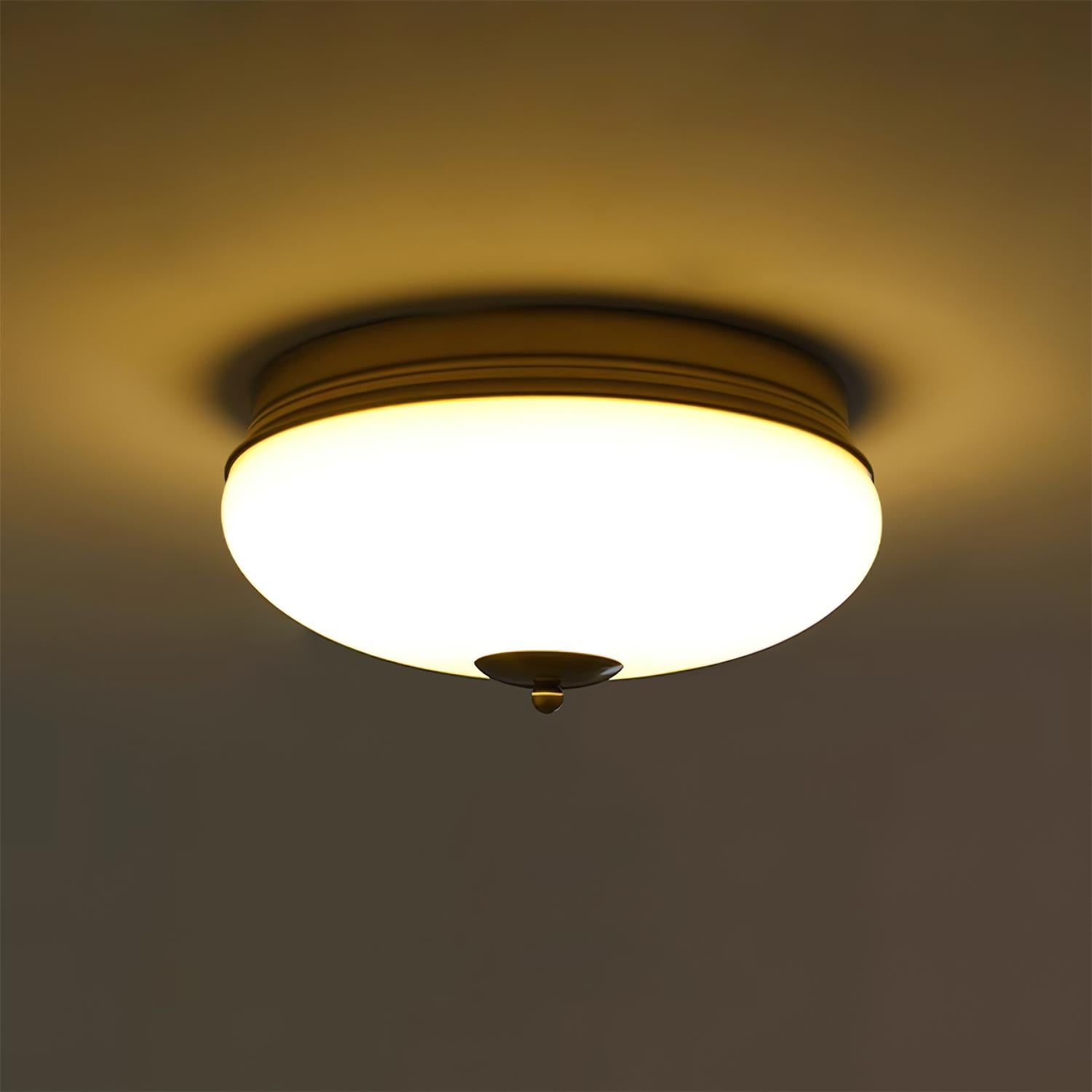 Vatalisra Modern Minimalist Round Glass Ceiling Light - Letslighting