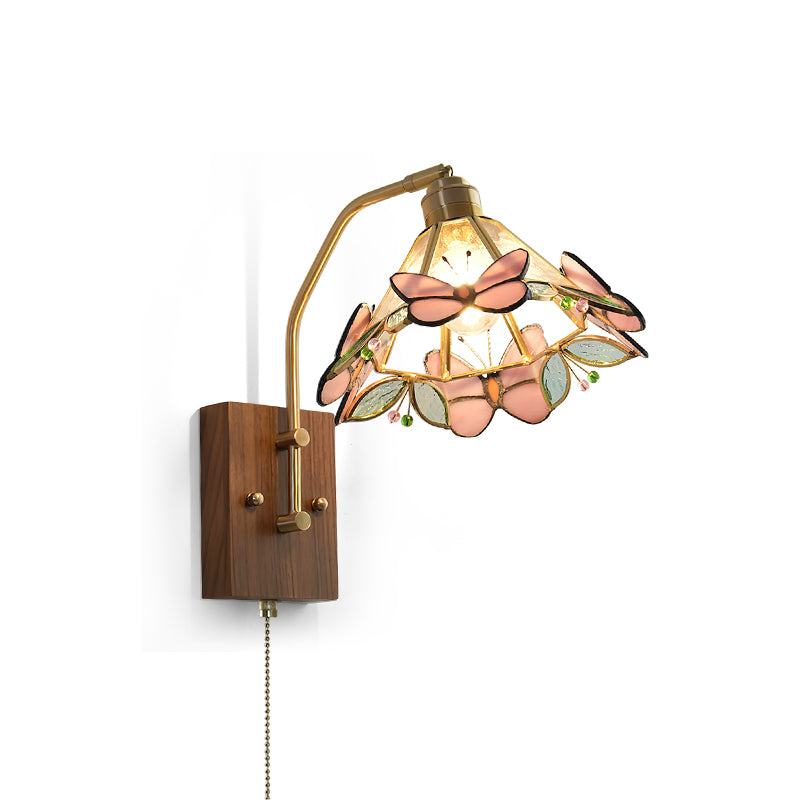 Tiffany Butterfly Wall Lamp Glass - Letslighting
