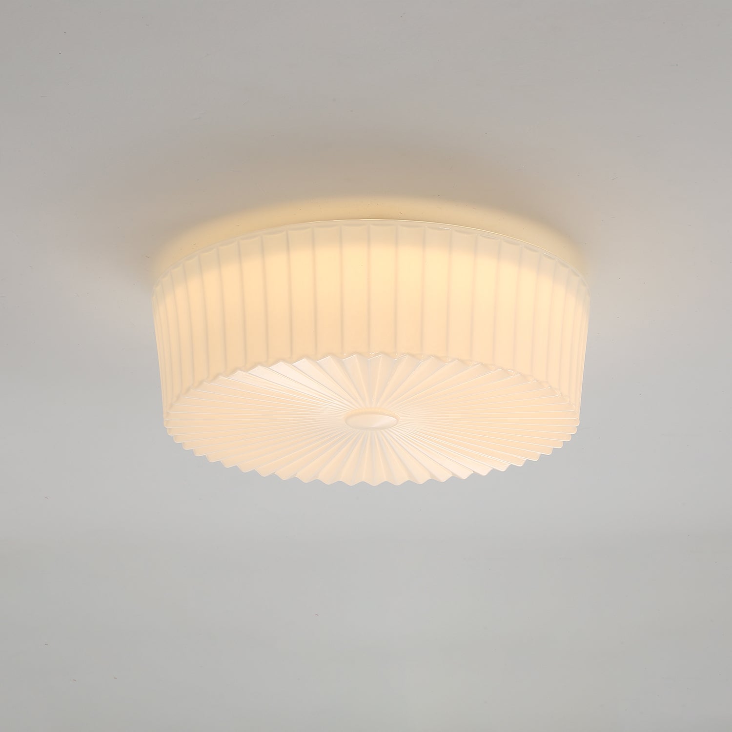 Lustra Ceiling Light Drum Glass Radiant - Letslighting