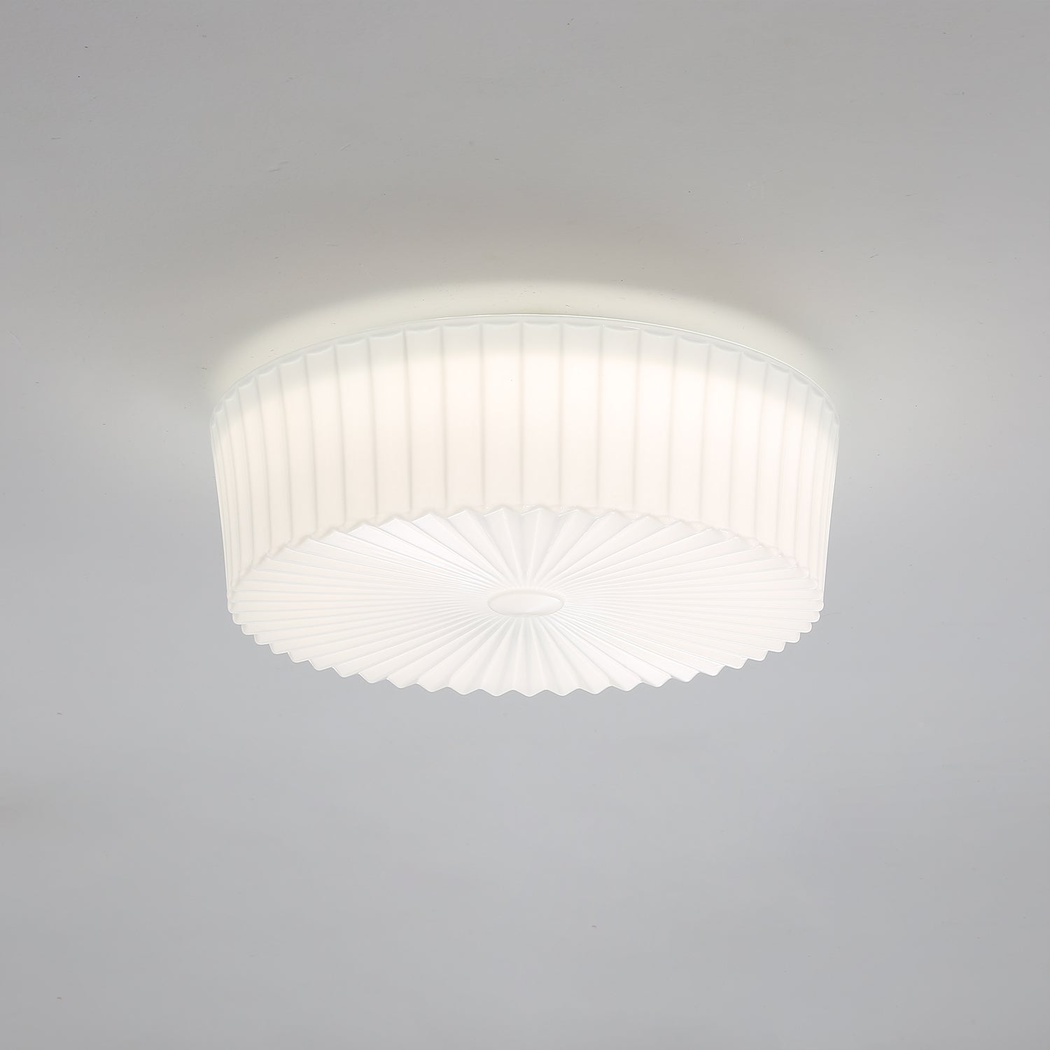 Lustra Ceiling Light Drum Glass Radiant - Letslighting