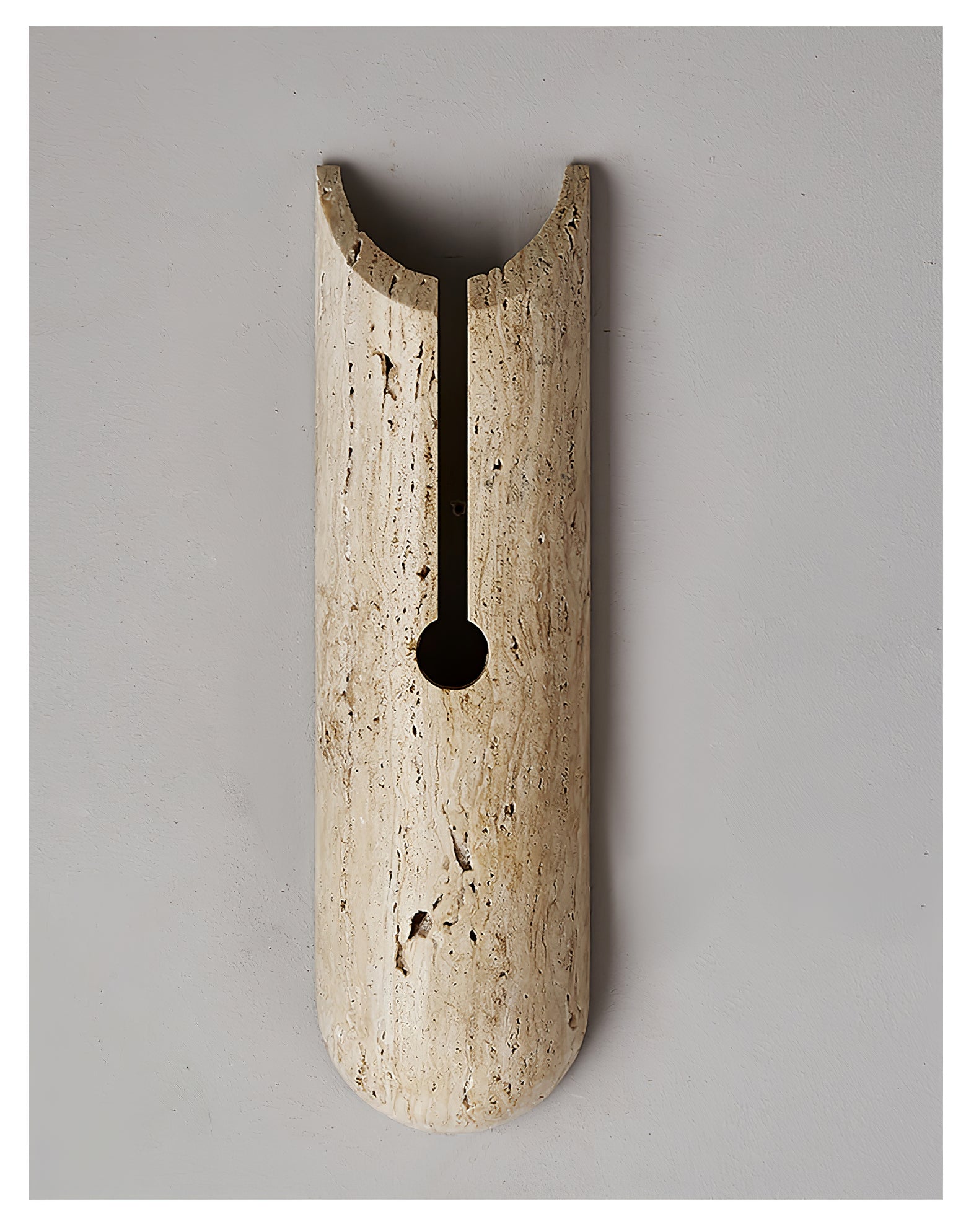 Elraeila Rustic Travertine Wall Light