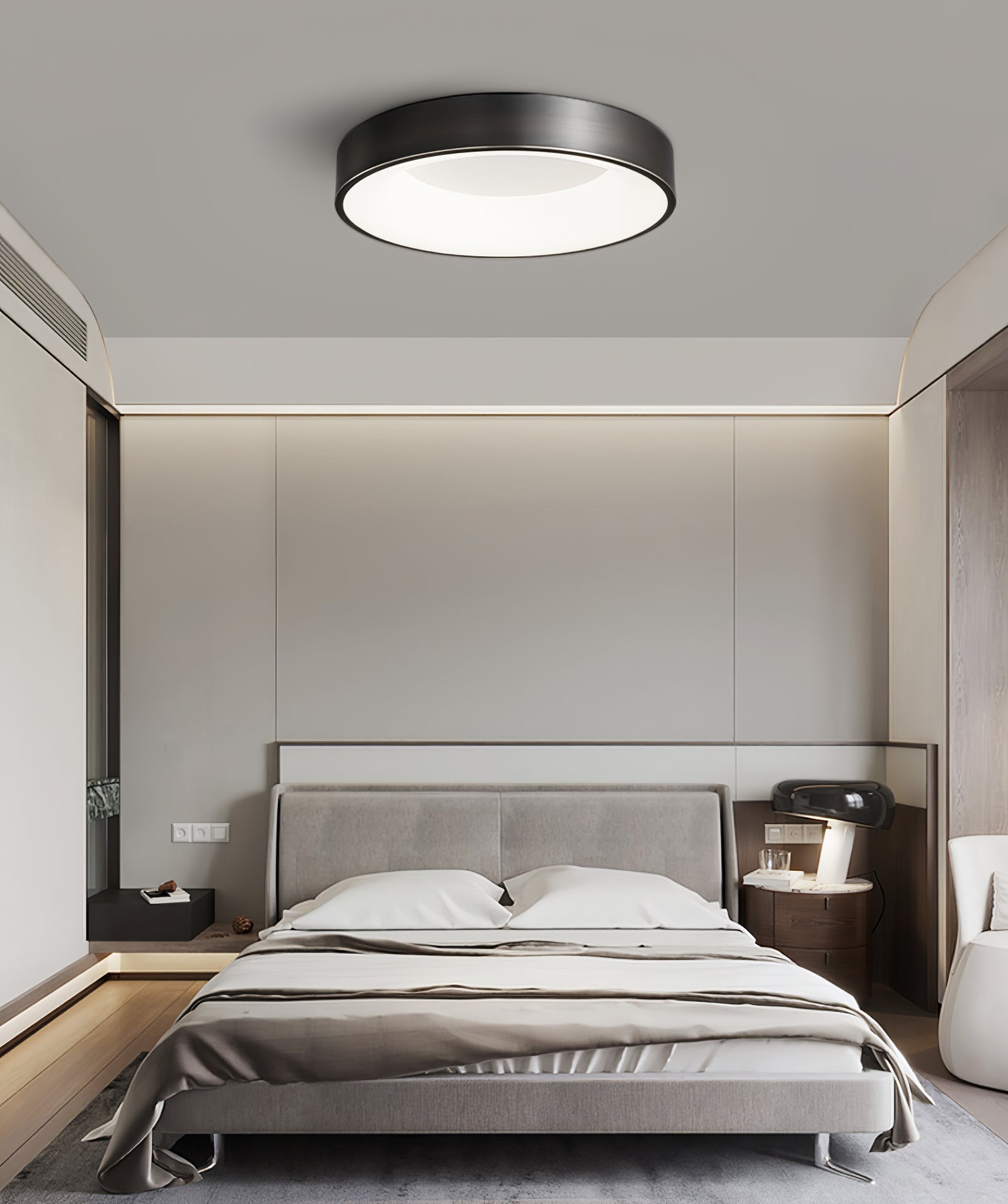Zetheos Modern Minimalist Brass Ceiling Light - Letslighting