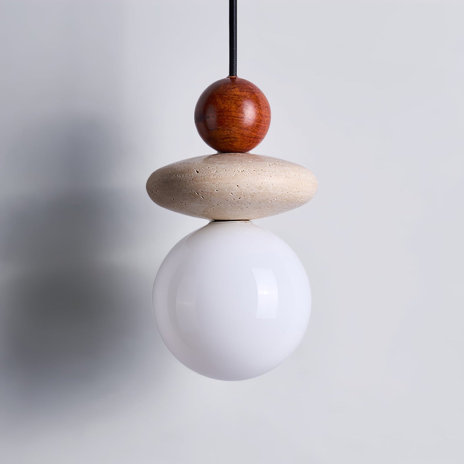 Lumi Travertine Pendant Light - Letslighting