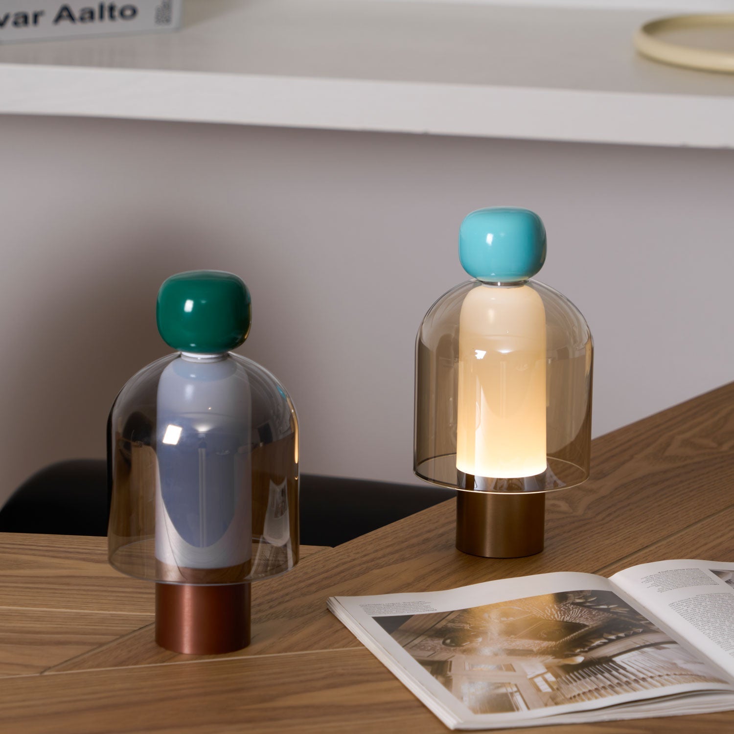 Nara Glass Artistic Table Lamp - Letslighting