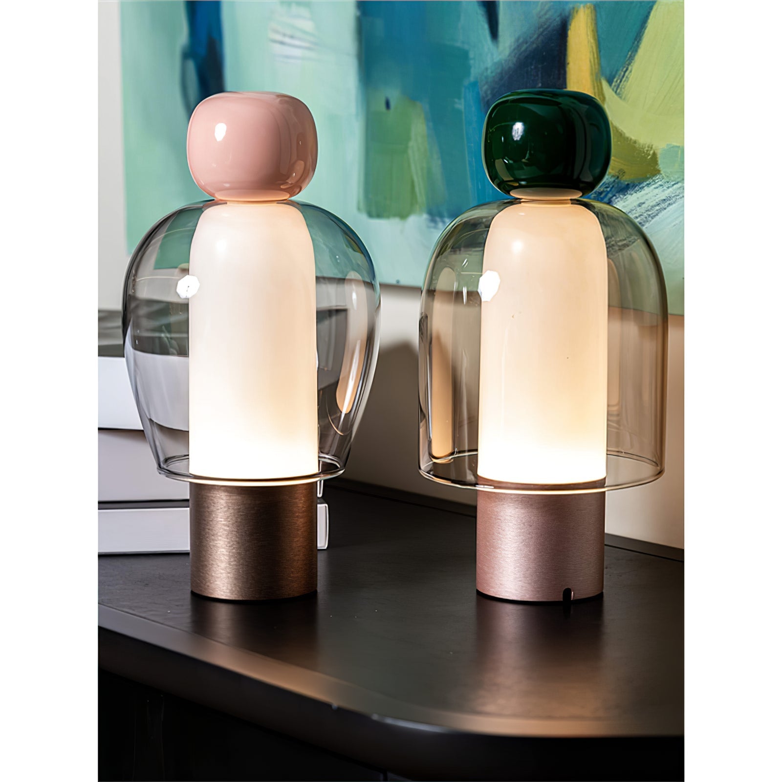 Nara Glass Artistic Table Lamp - Letslighting