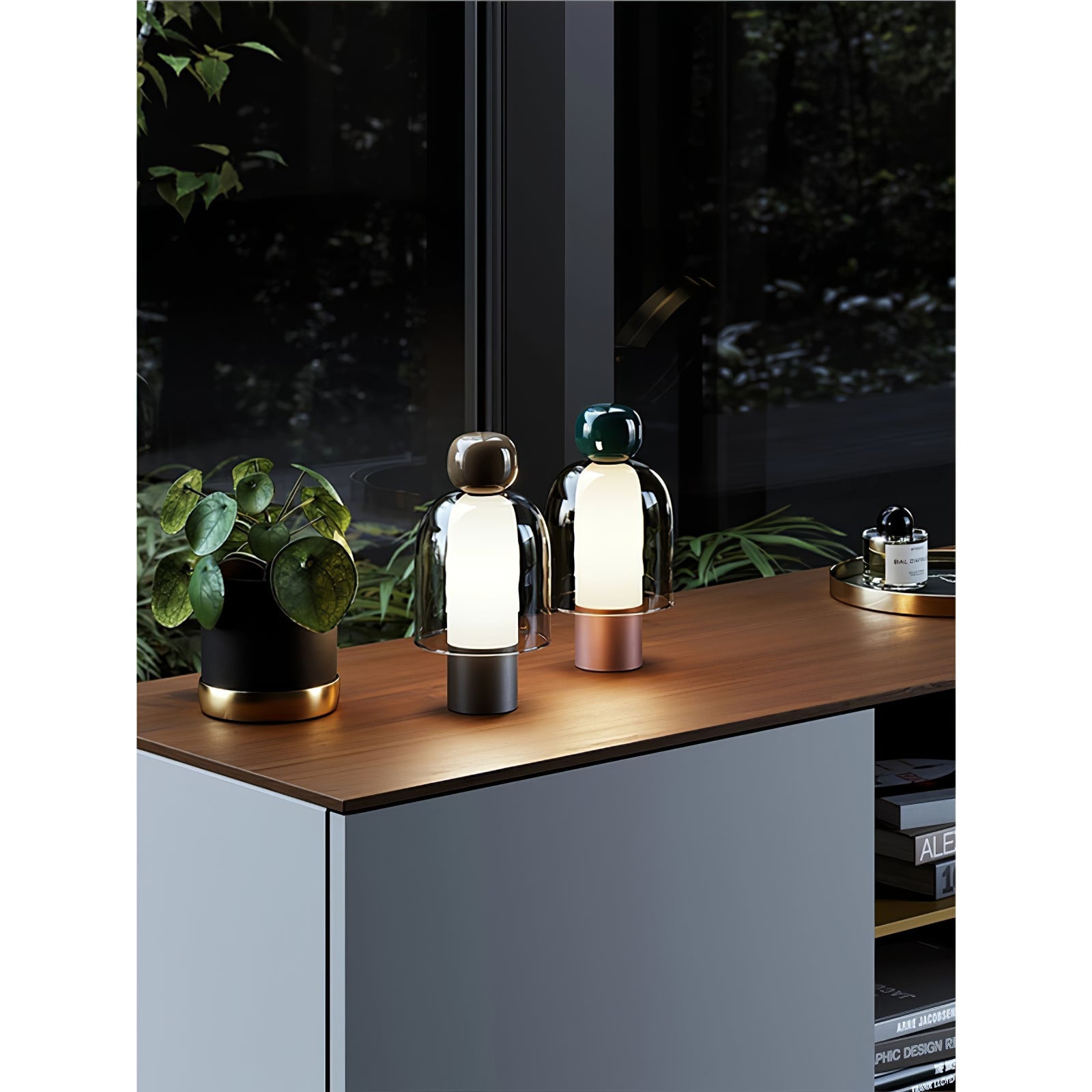 Nara Glass Artistic Table Lamp - Letslighting