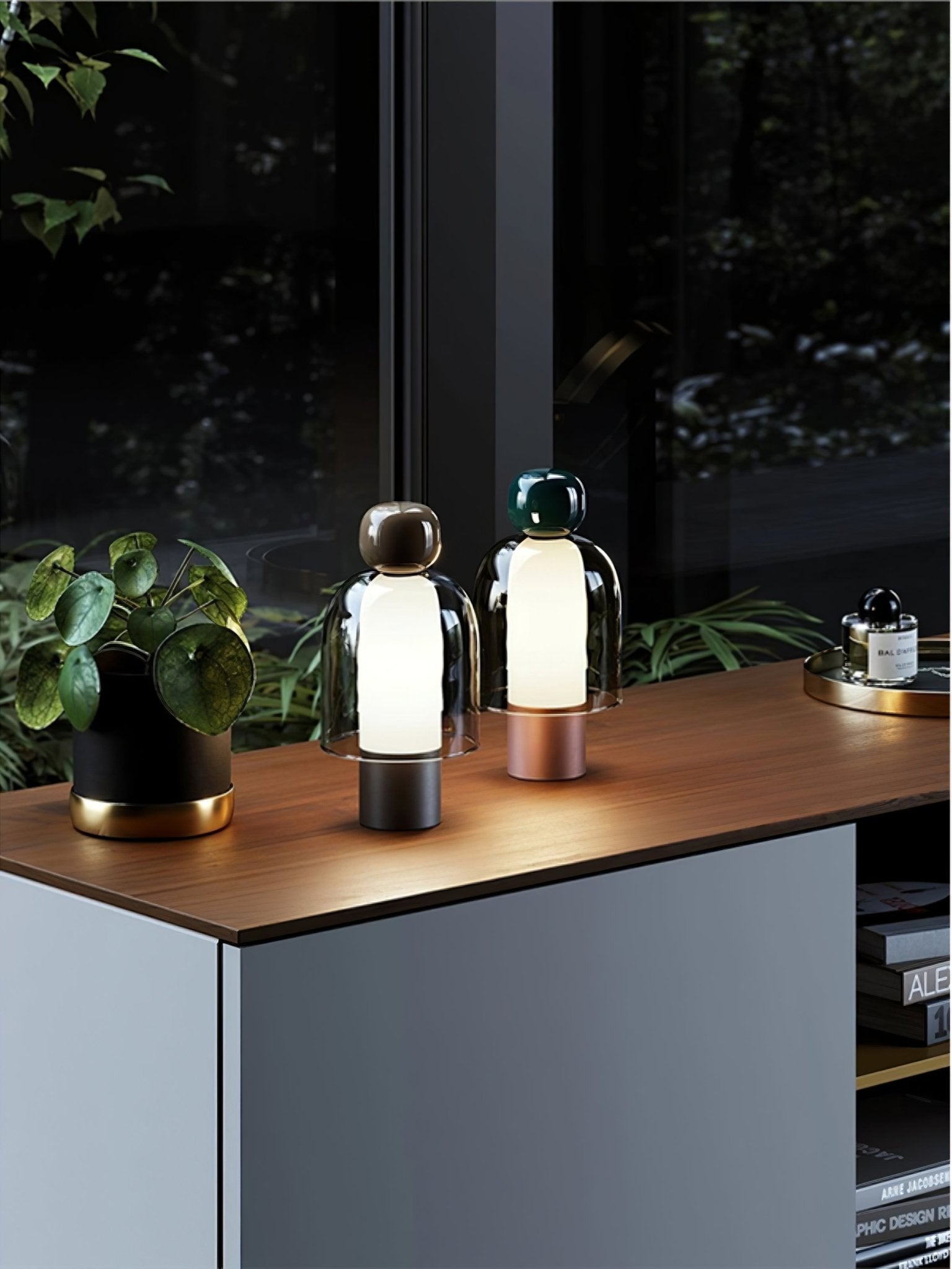 Nara Glass Artistic Table Lamp - Letslighting