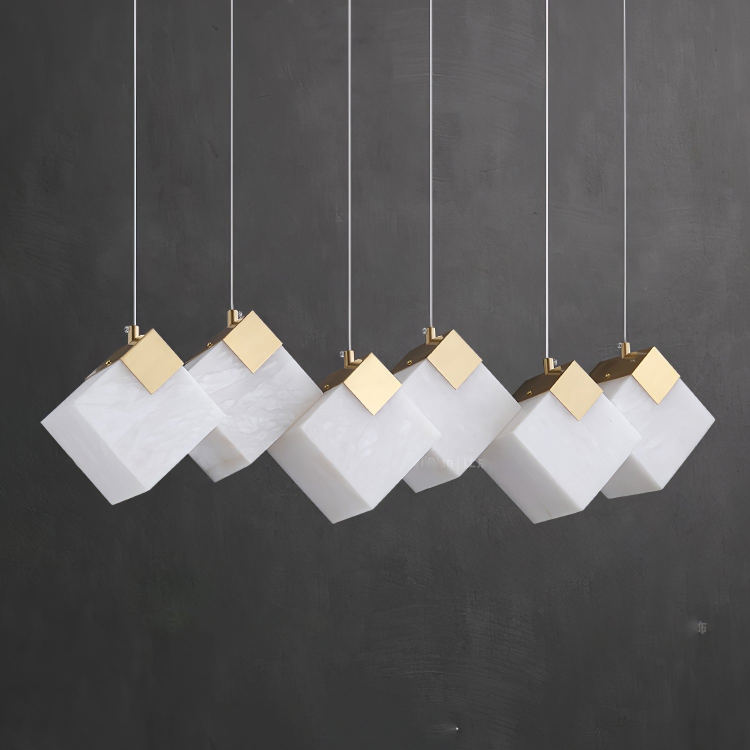 Vevariel Linear Alabaster Pendant Light