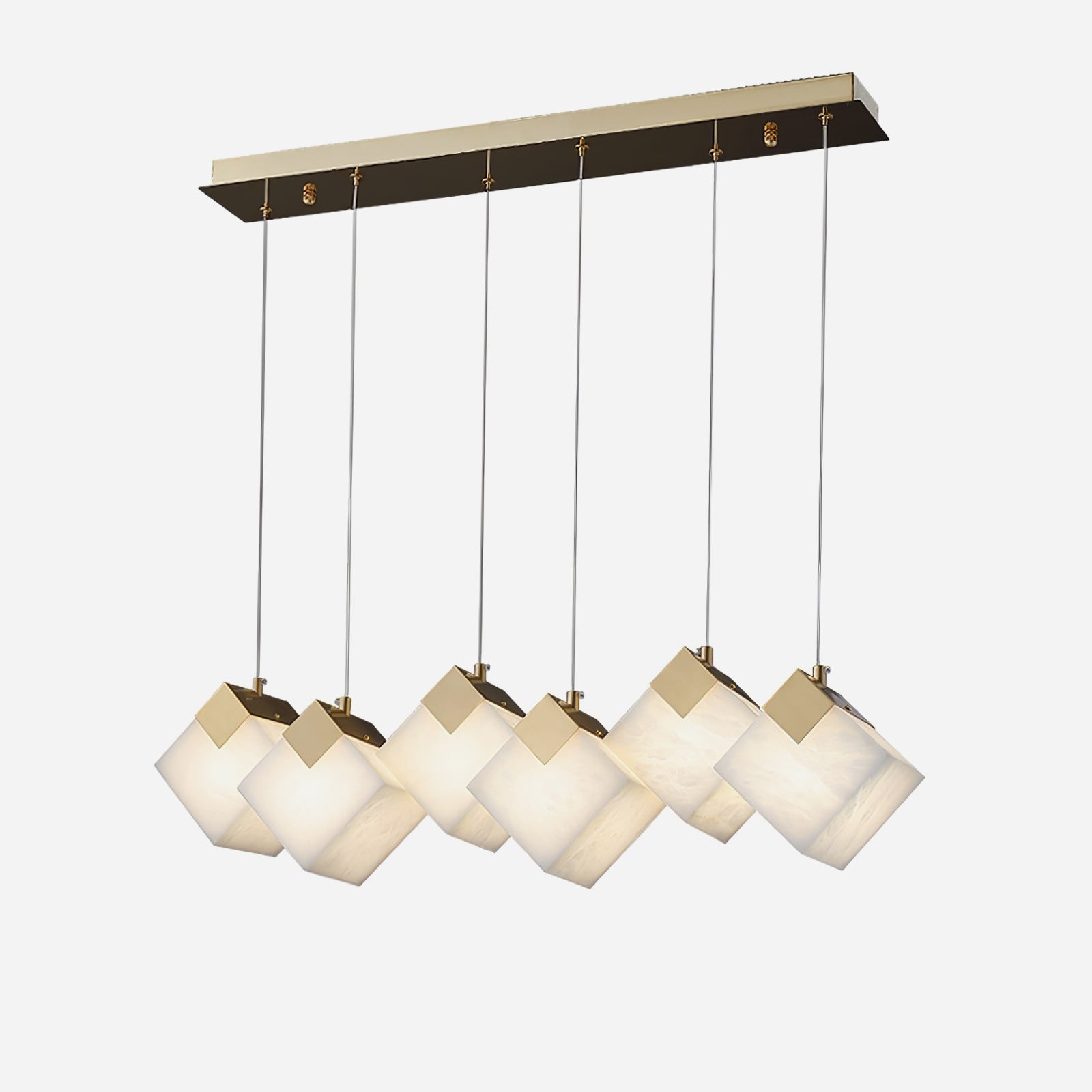 Vevariel Linear Alabaster Pendant Light