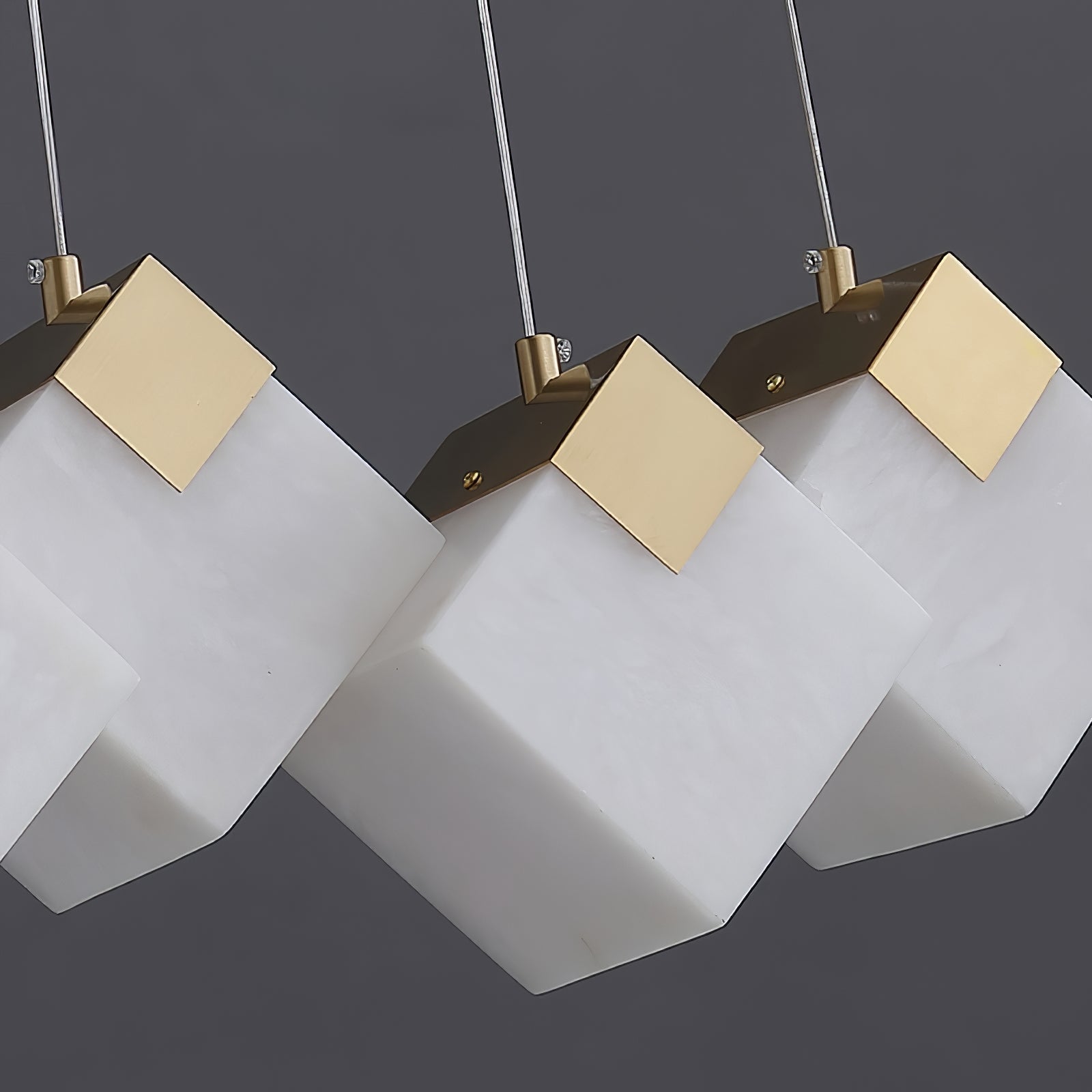 Vevariel Linear Alabaster Pendant Light