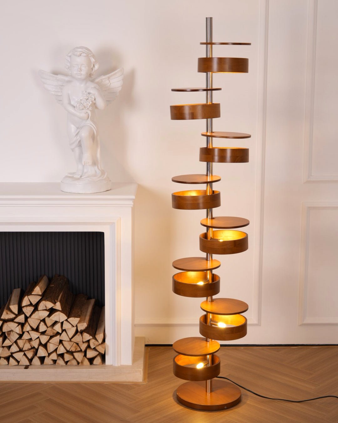 Lynix Wooden Floor Lamp - Letslighting