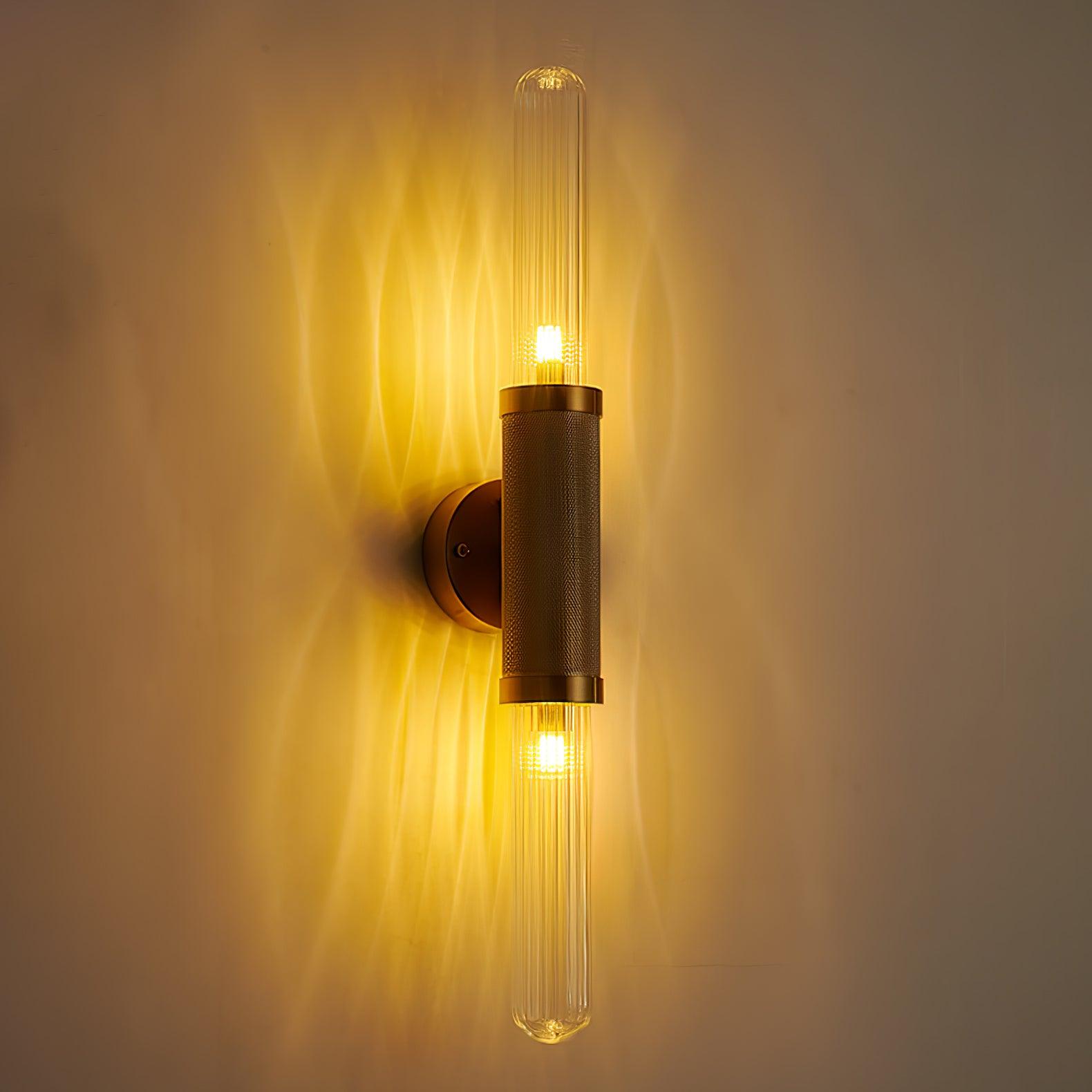 Alorira Nordic Art Column Glass Wall Sconce - Letslighting