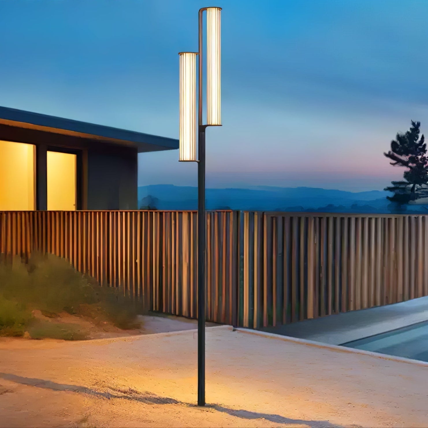Lumo Arc Outdoor Post Lamp - Letslighting