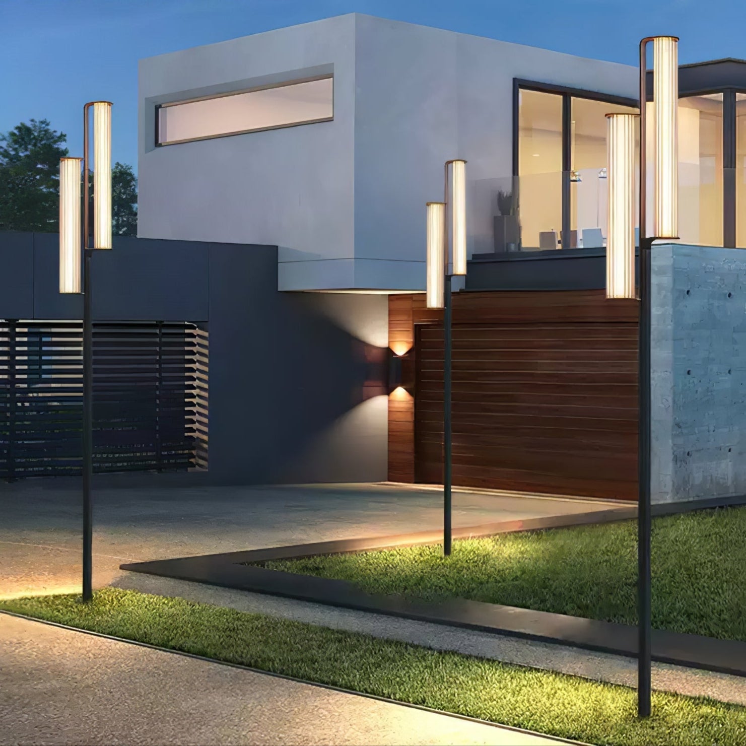 Lumo Arc Outdoor Post Lamp - Letslighting