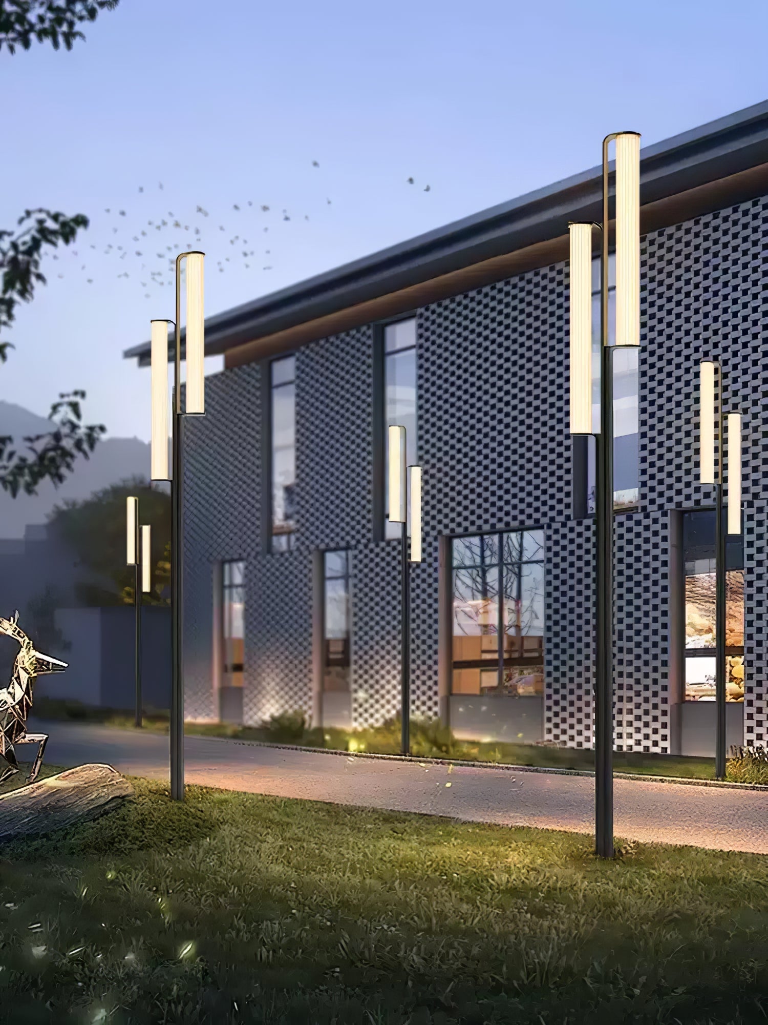 Lumo Arc Outdoor Post Lamp - Letslighting