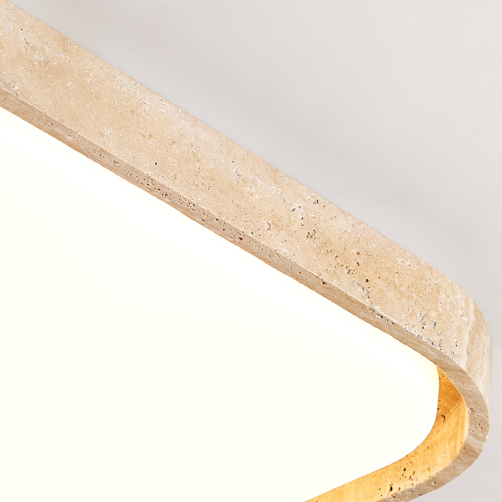 Lumo Modern Travertine Ceiling Light