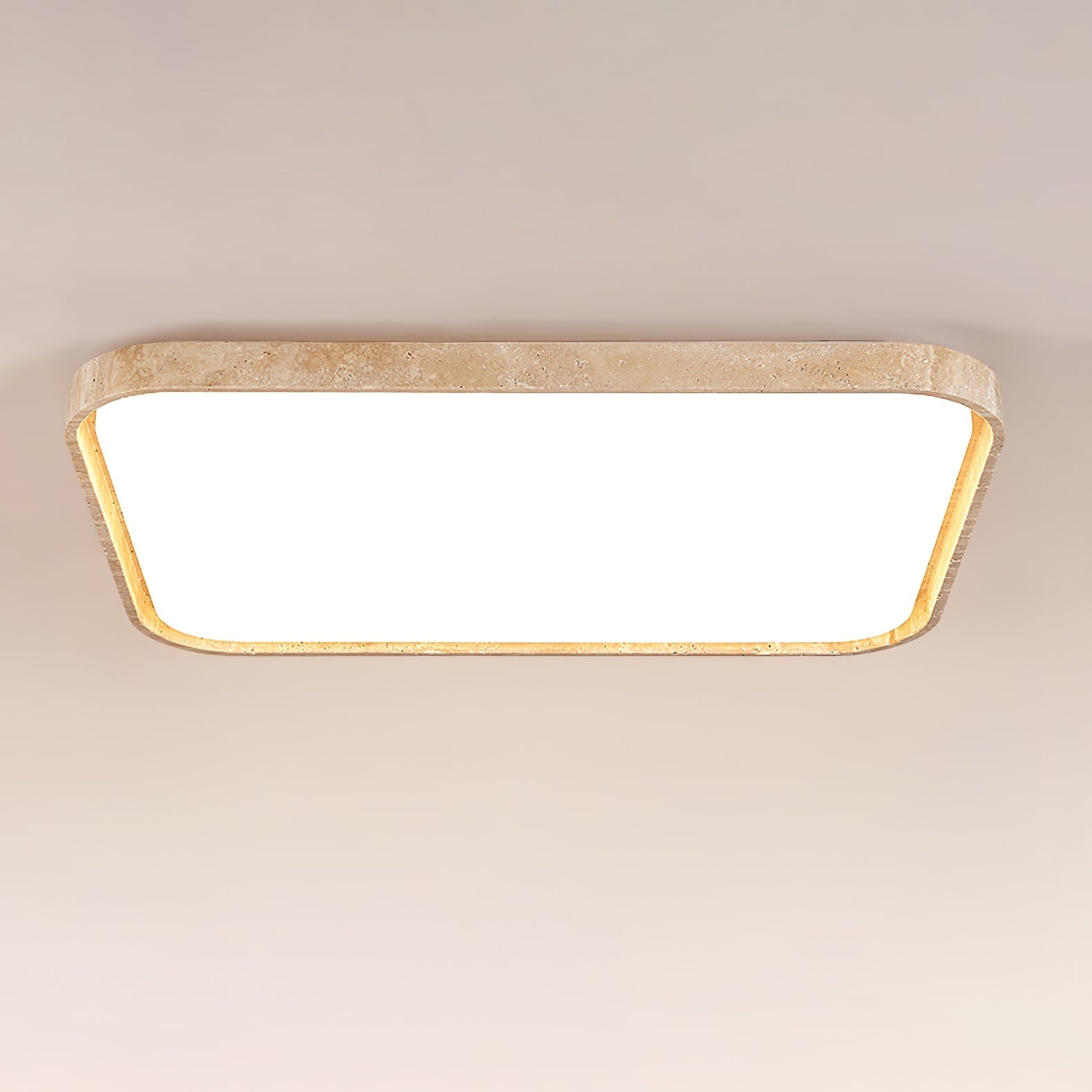 Lumo Modern Travertine Ceiling Light