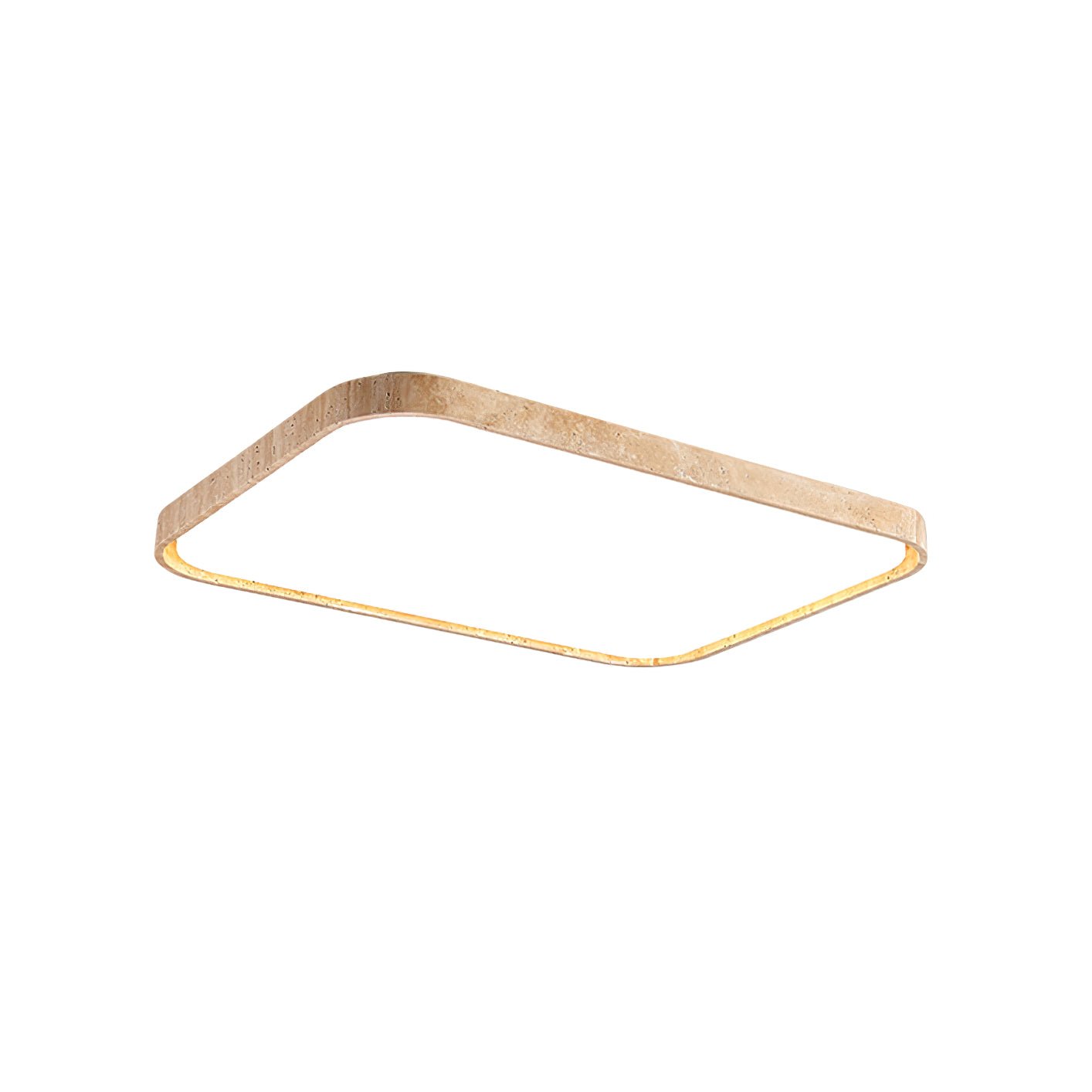 Aisle Travertine Square Ceiling Light