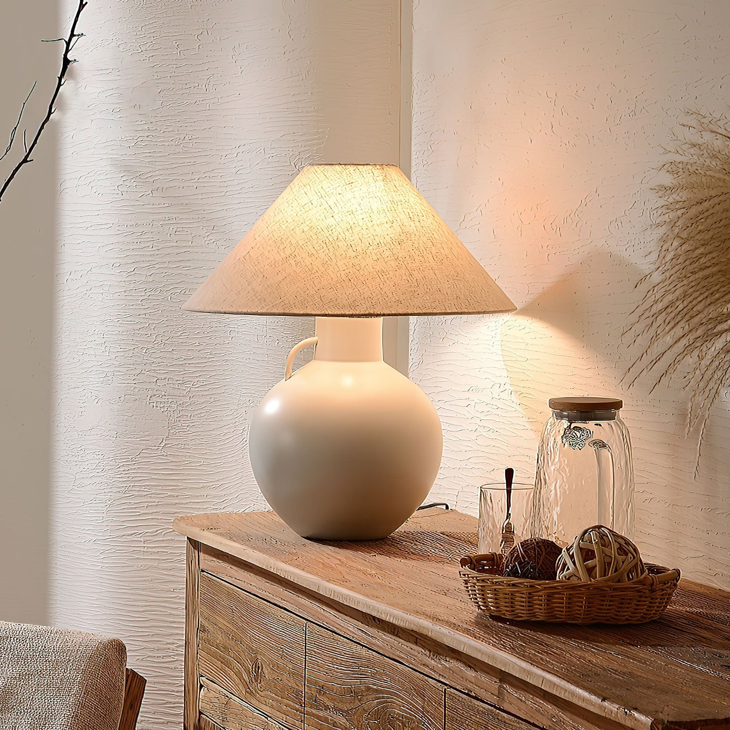 Lumina Opal Ceramic Table Lamp - Blowlighting