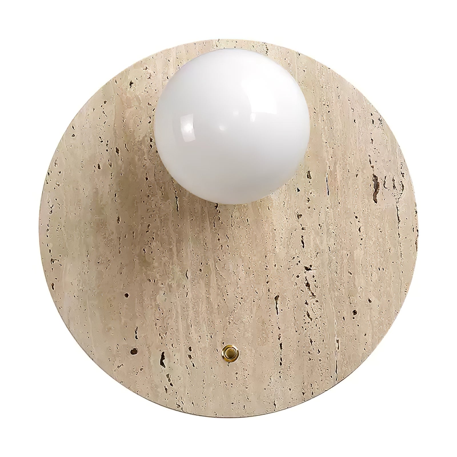 Syloryra Minimalist Travertine Wall Light - Letslighting
