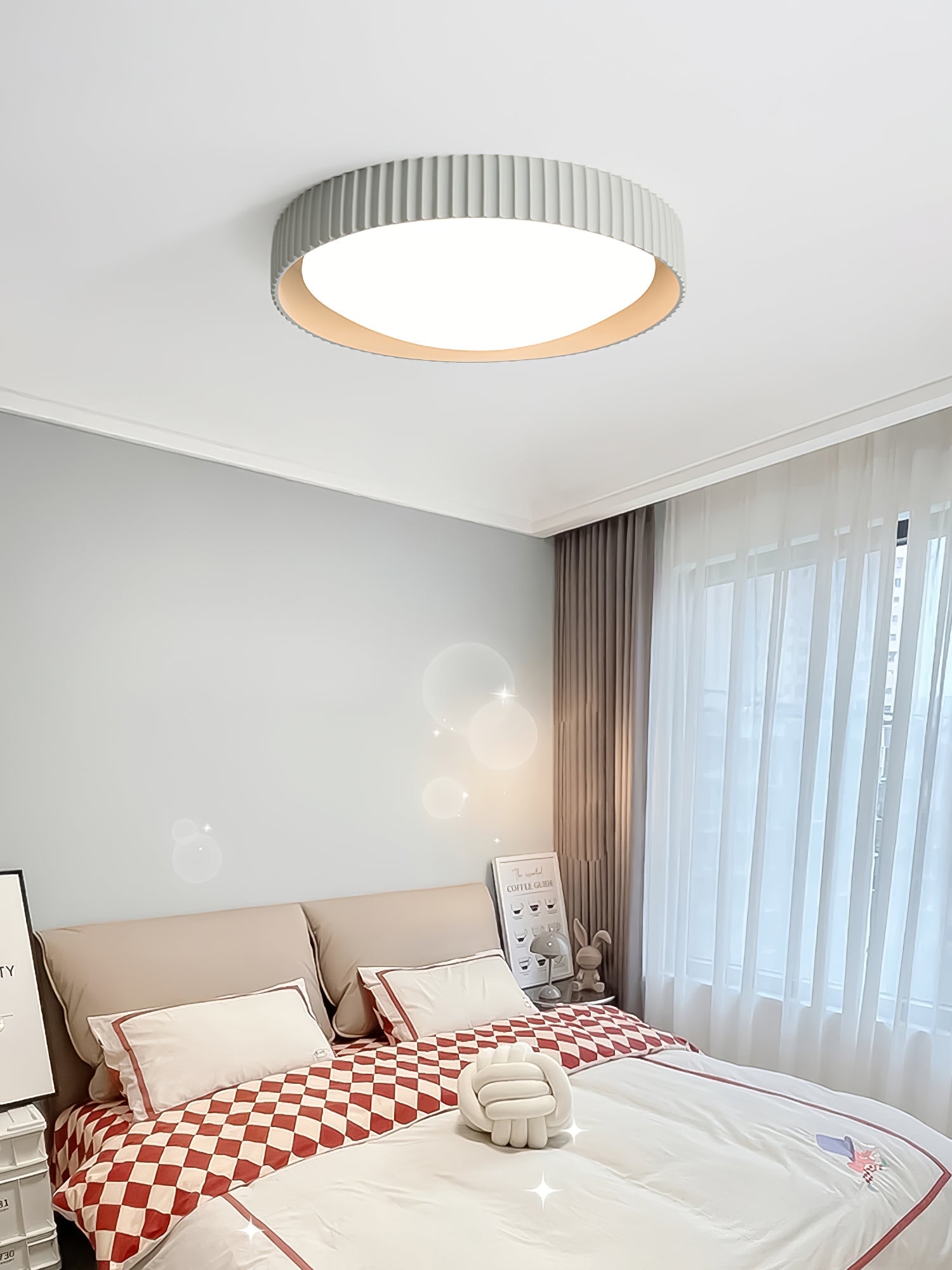 Orrinora Modern Minimalist Resin Ceiling Light - Letslighting