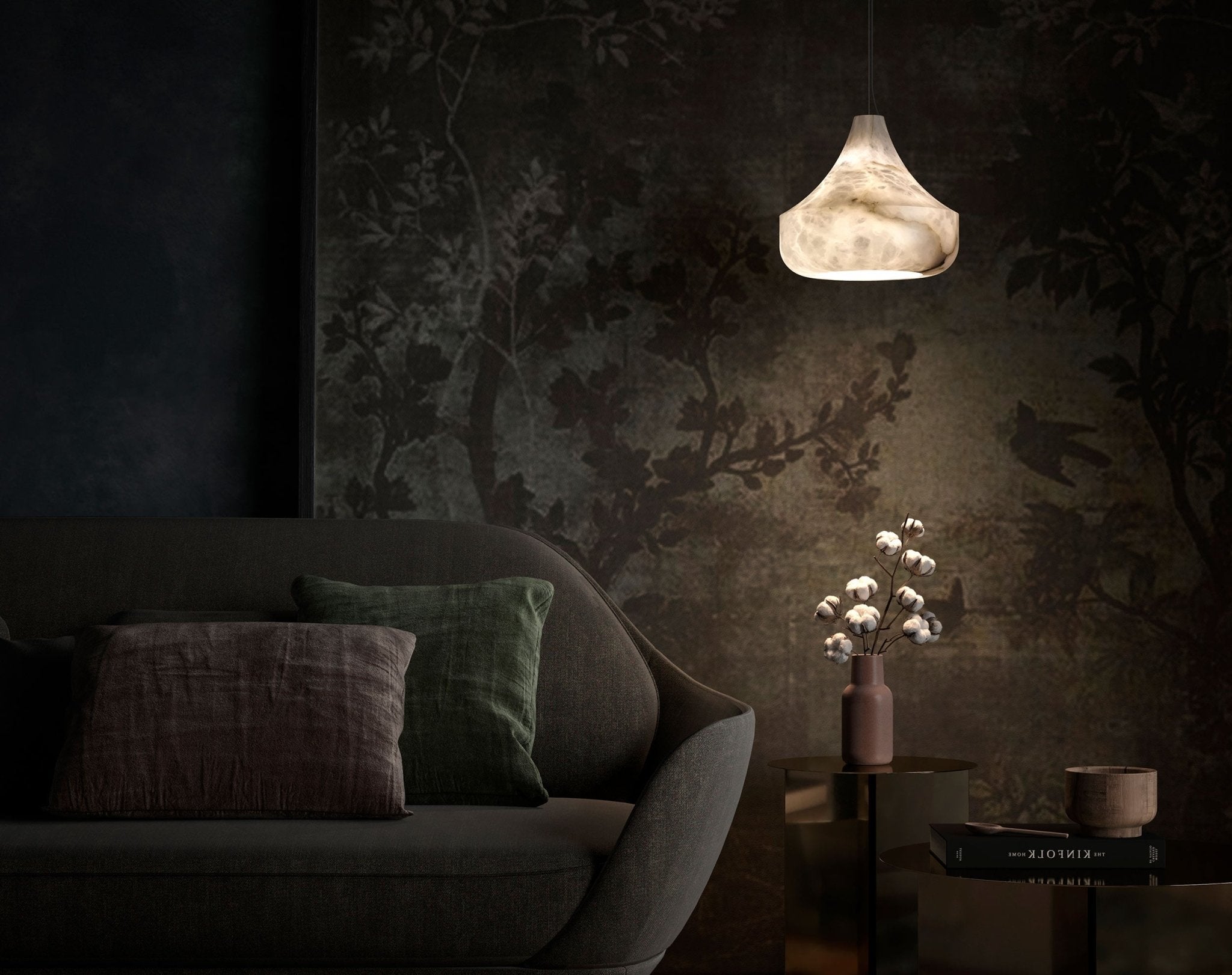 Alabaster Veil Pendant Light - Letslighting