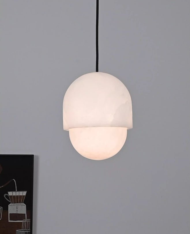 Lunar Modern Alabaster Pendant Light