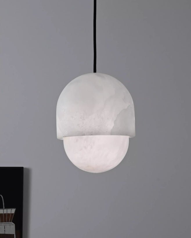 Lunar Modern Alabaster Pendant Light