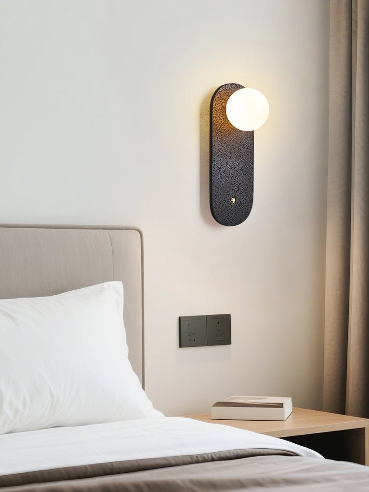 Hearth Minimalist Travertine wall light