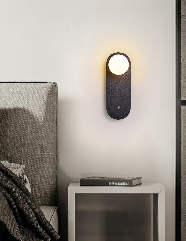 Hearth Minimalist Travertine wall light