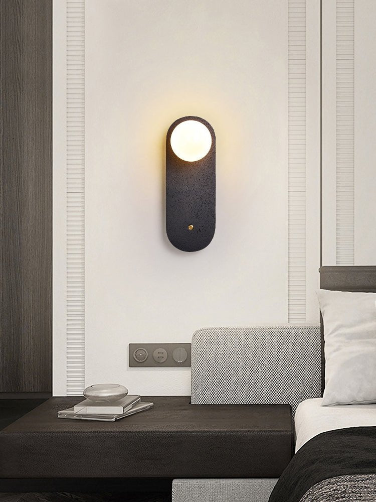 Hearth Minimalist Travertine wall light