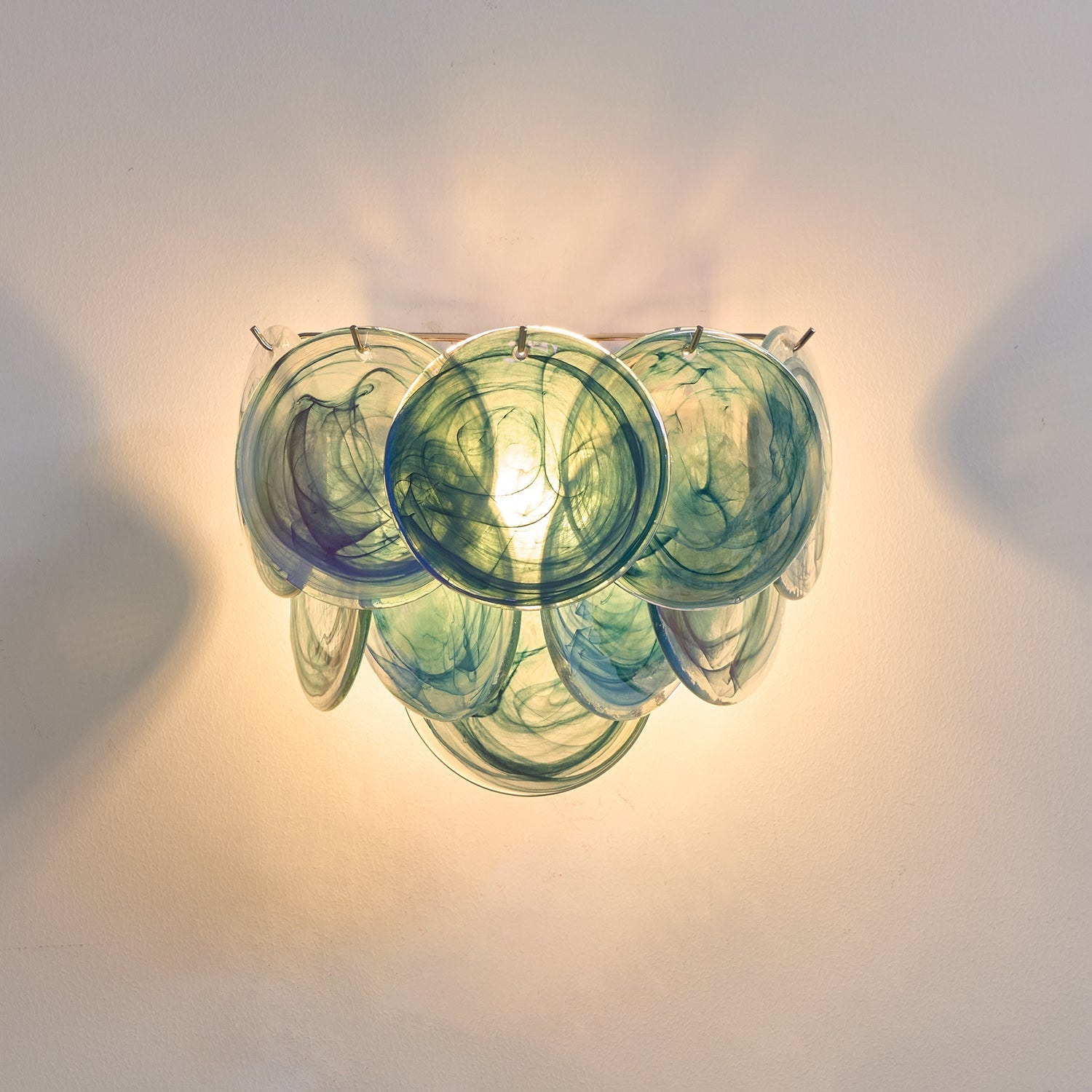 Aurora Wall Lamp Murano Glass Disc Artistic - Letslighting
