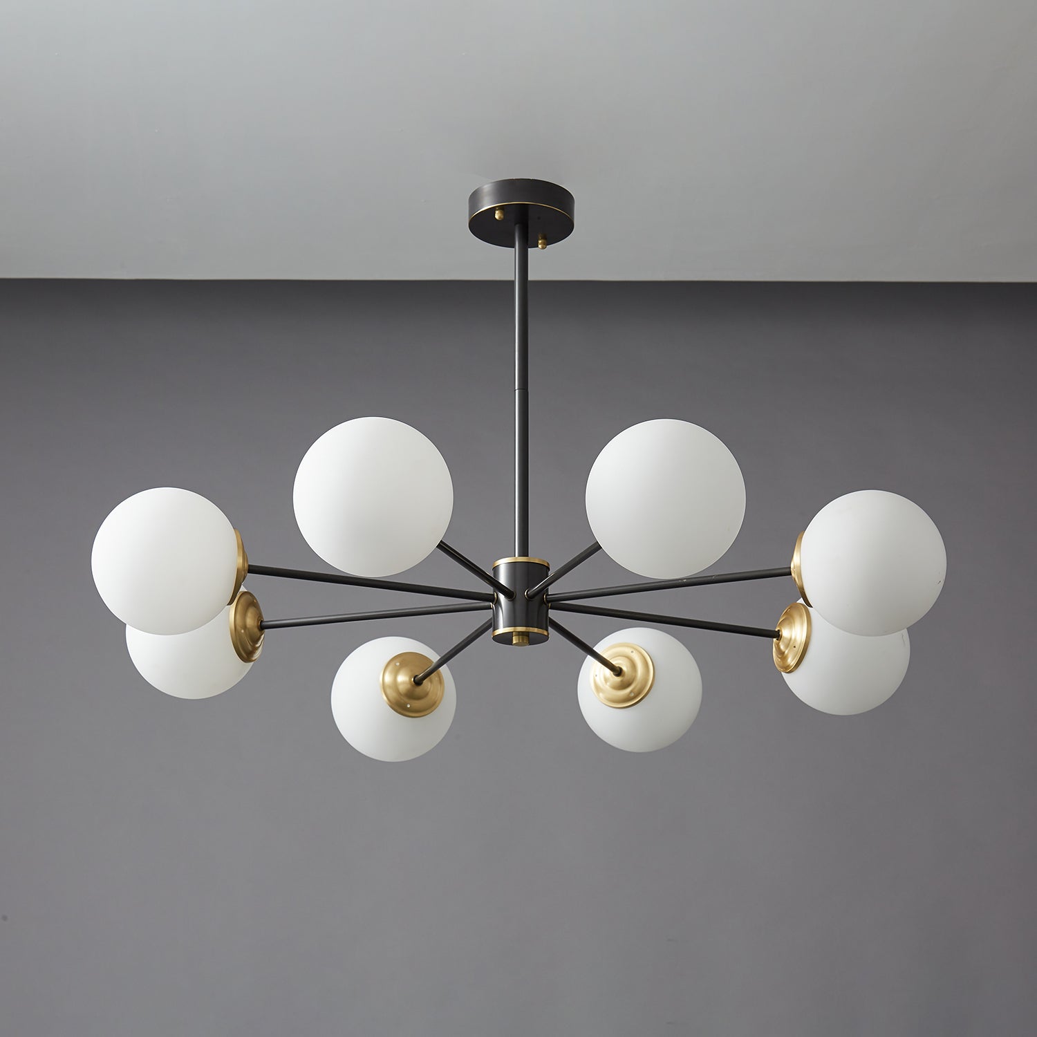 Catalos Modern Premium Orb Brass Glass Chandelier - Letslighting