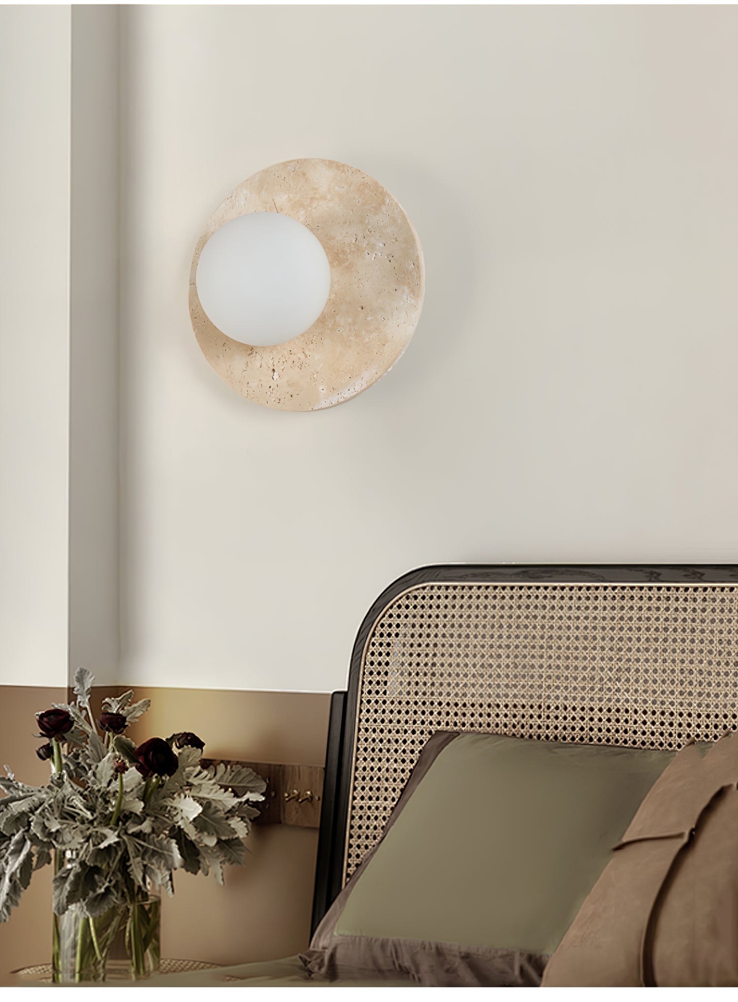 Vesolyra Travertine Ceiling Light
